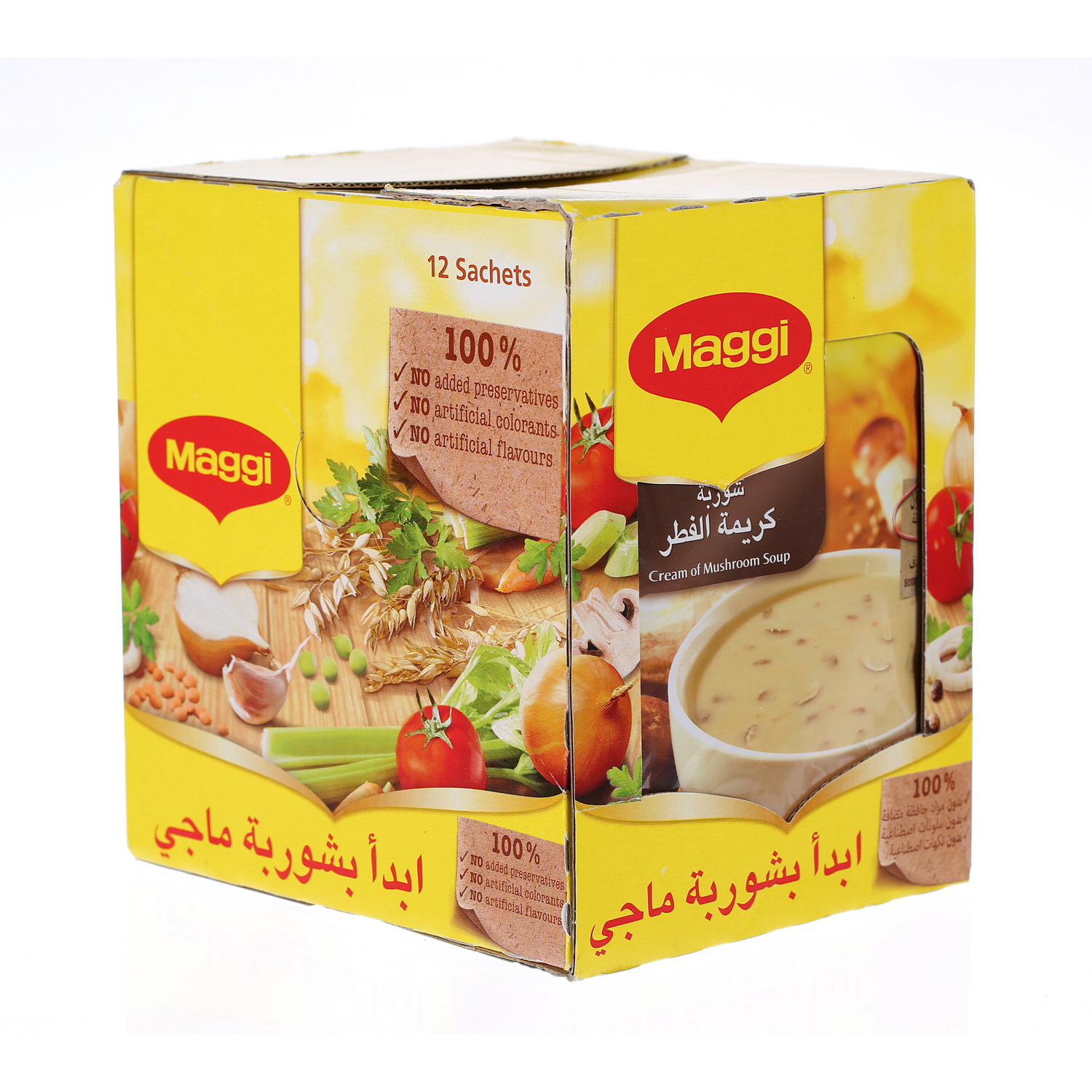 Maggi Soup Mushroom 68 g × 12 Pack