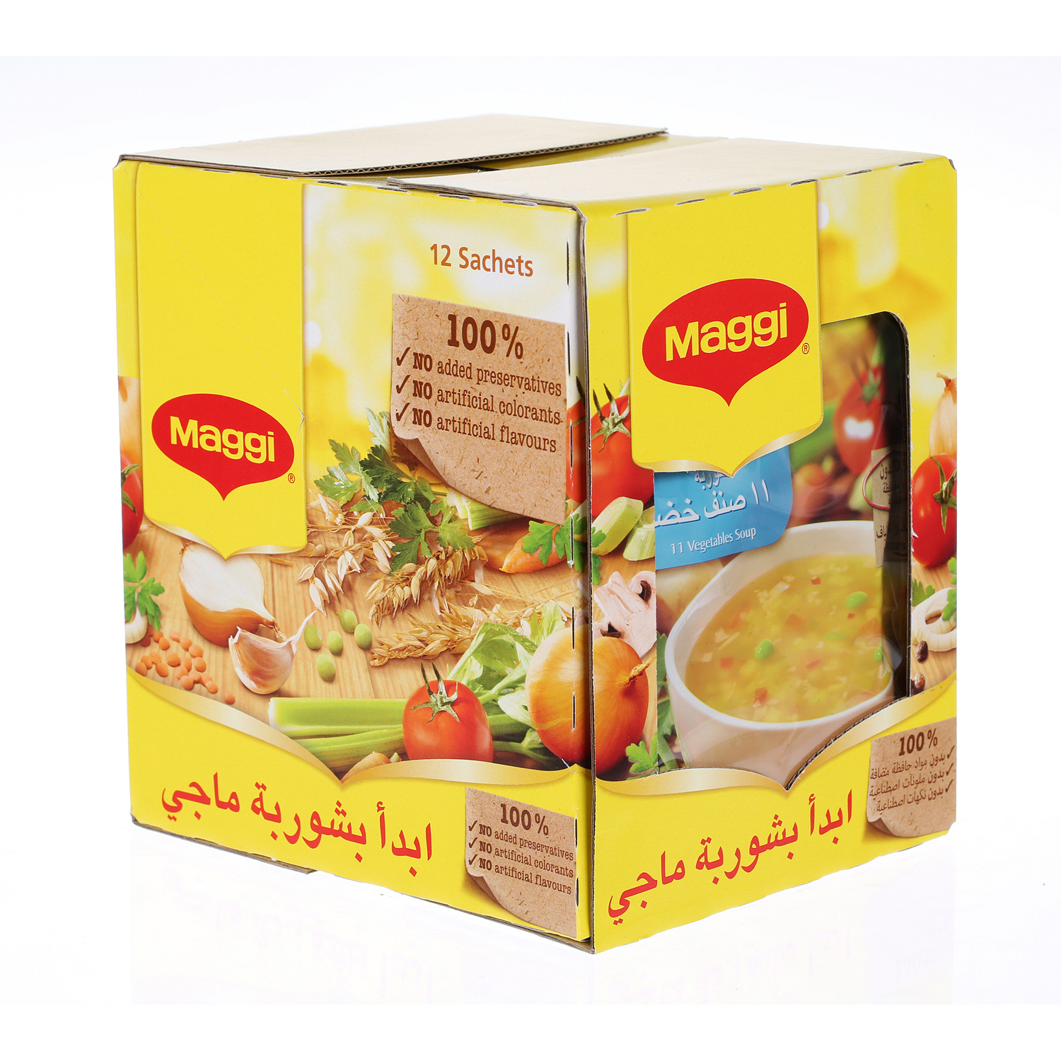 Maggi 11 Vegetable Soup 53 g × 12 Pack