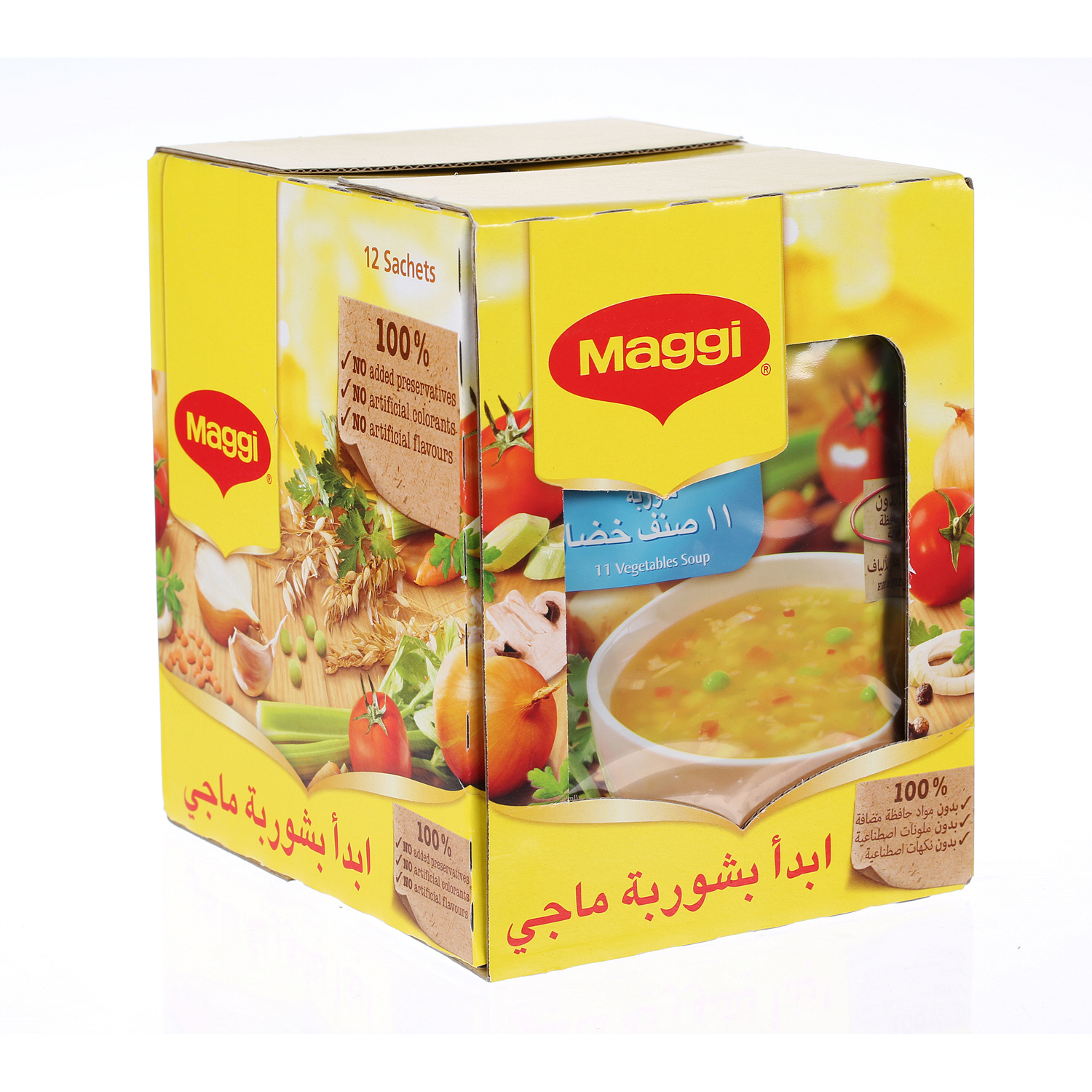Maggi 11 Vegetable Soup 53 g × 12 Pack
