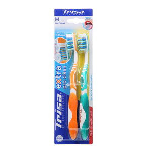Trisa Pro-Clean Tooth Paste Medium 1+1