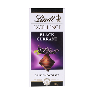 Lindt Excellence Blkcurrant 100gm