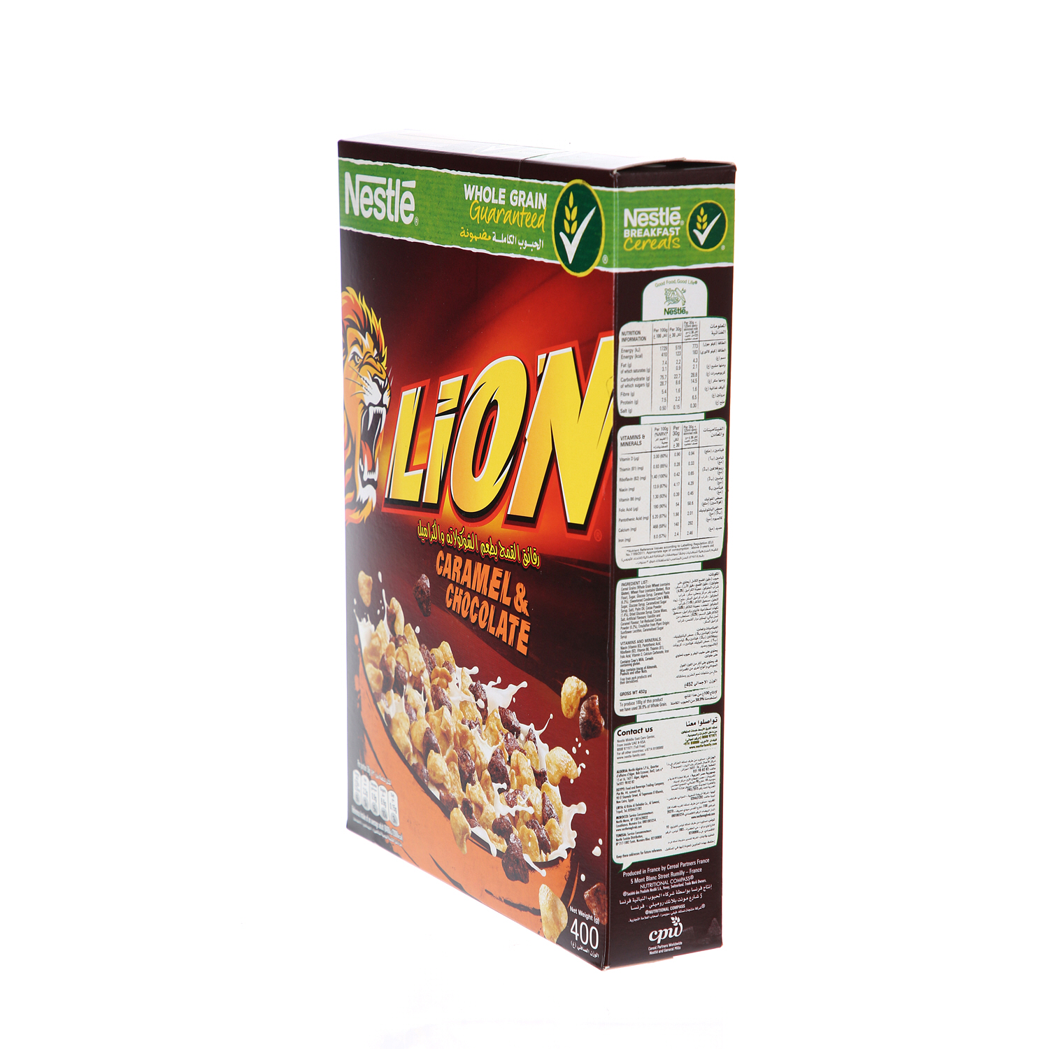 Nestlé Lion Corn Flakes Caramel & Chocolate 400 g