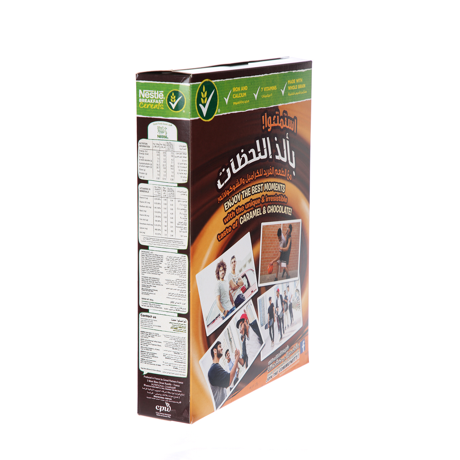 Nestlé Lion Corn Flakes Caramel & Chocolate 400 g