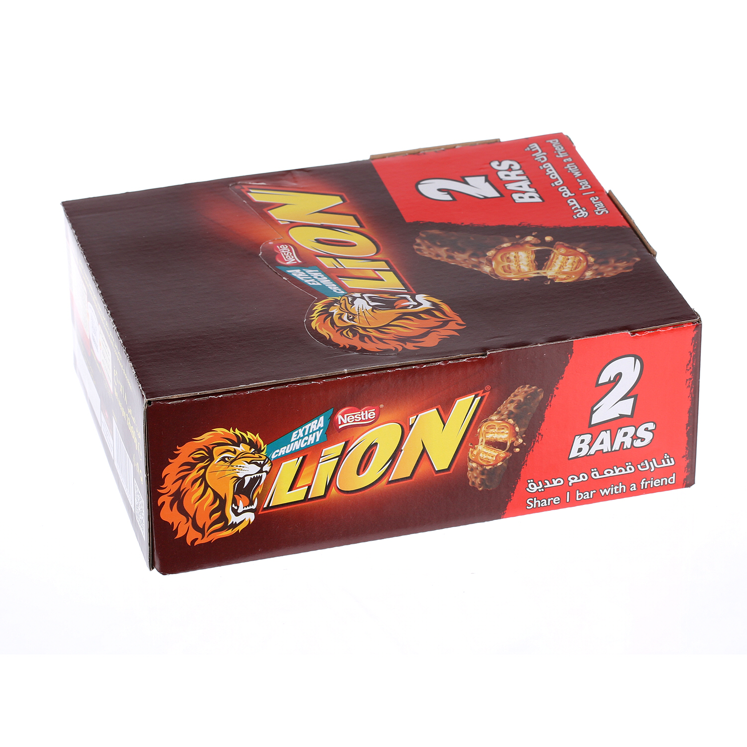 Nestlé Lion Chocolate Bar 2 Packs 60gm × 18'S