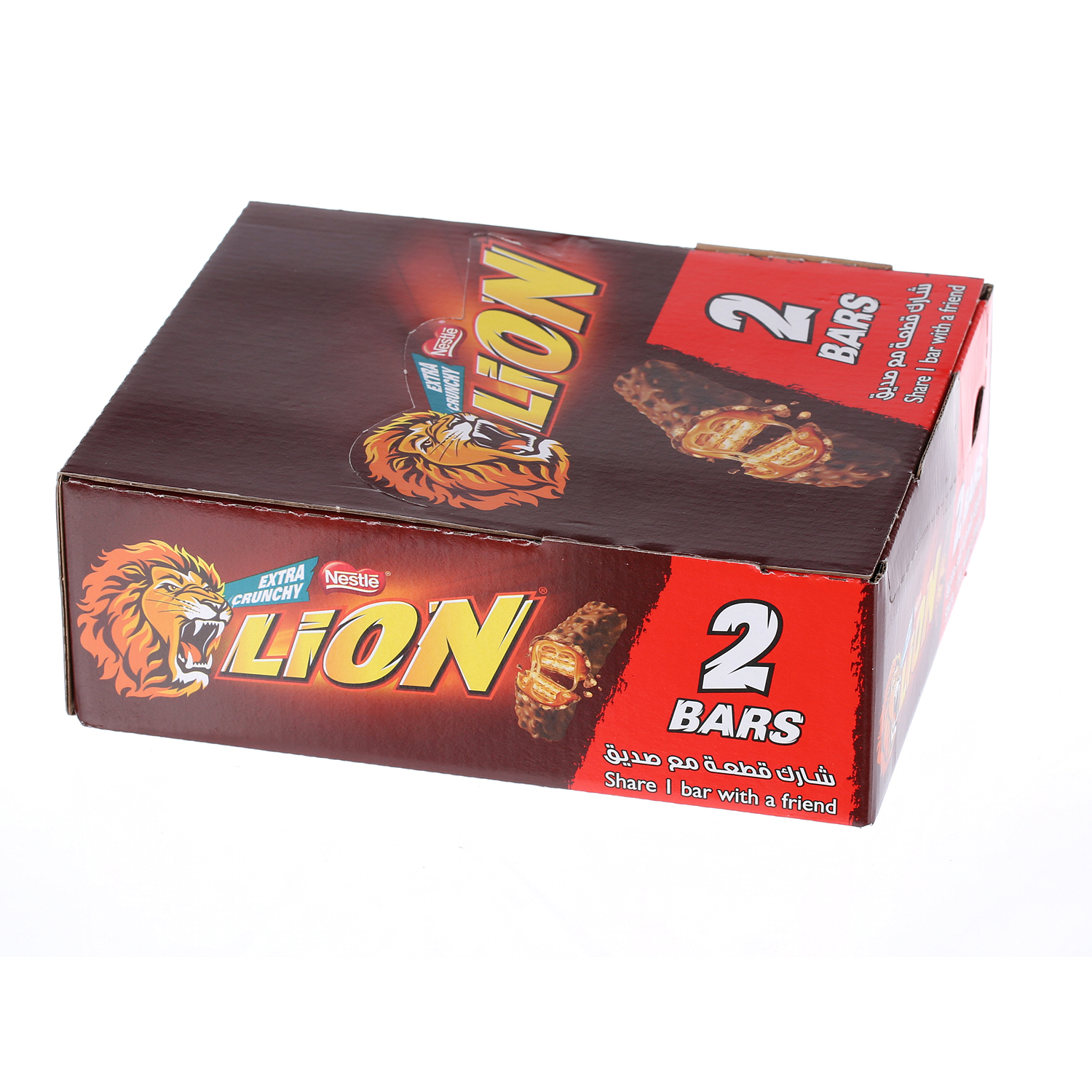 Nestlé Lion Chocolate Bar 2 Packs 60gm × 18'S