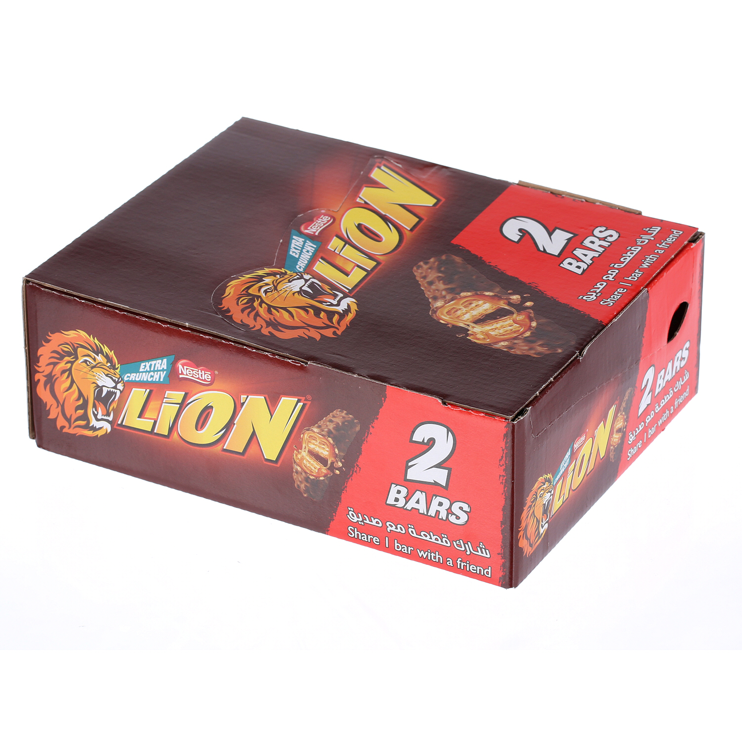 Nestlé Lion Chocolate Bar 2 Packs 60gm × 18'S