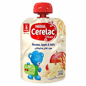 Cerelac Puree Apple Banana Oat 90 g