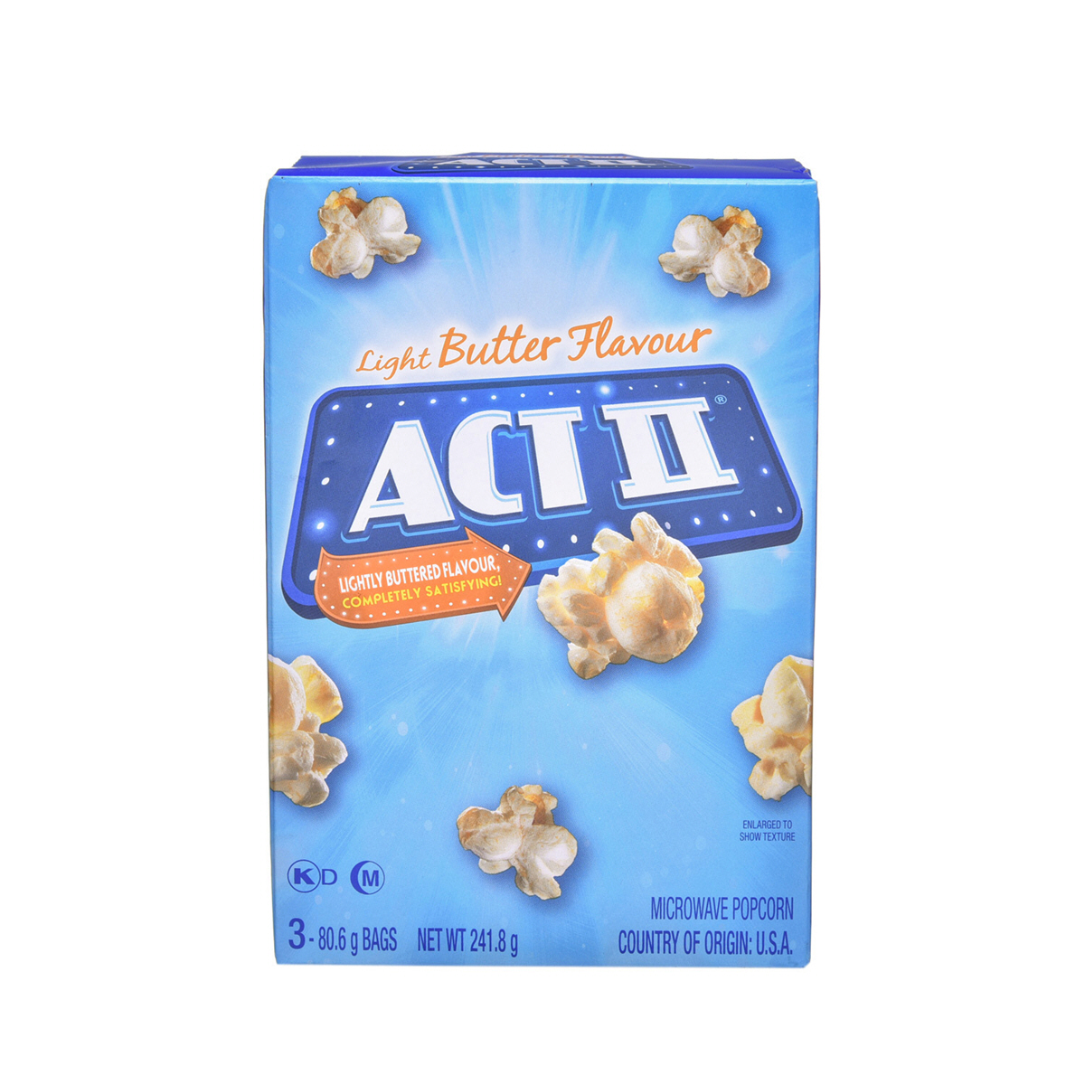 Acio Popcorn ACI Light Butter Microwave Popcorn 241.8 g | Sharjah Co-operative Society
