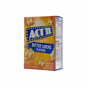 Act II Butter Lovers Popcorn 255 g