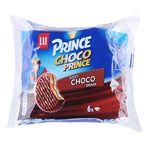 Lu Prince Choco Biscuits 28.5 g × 6 Pieces