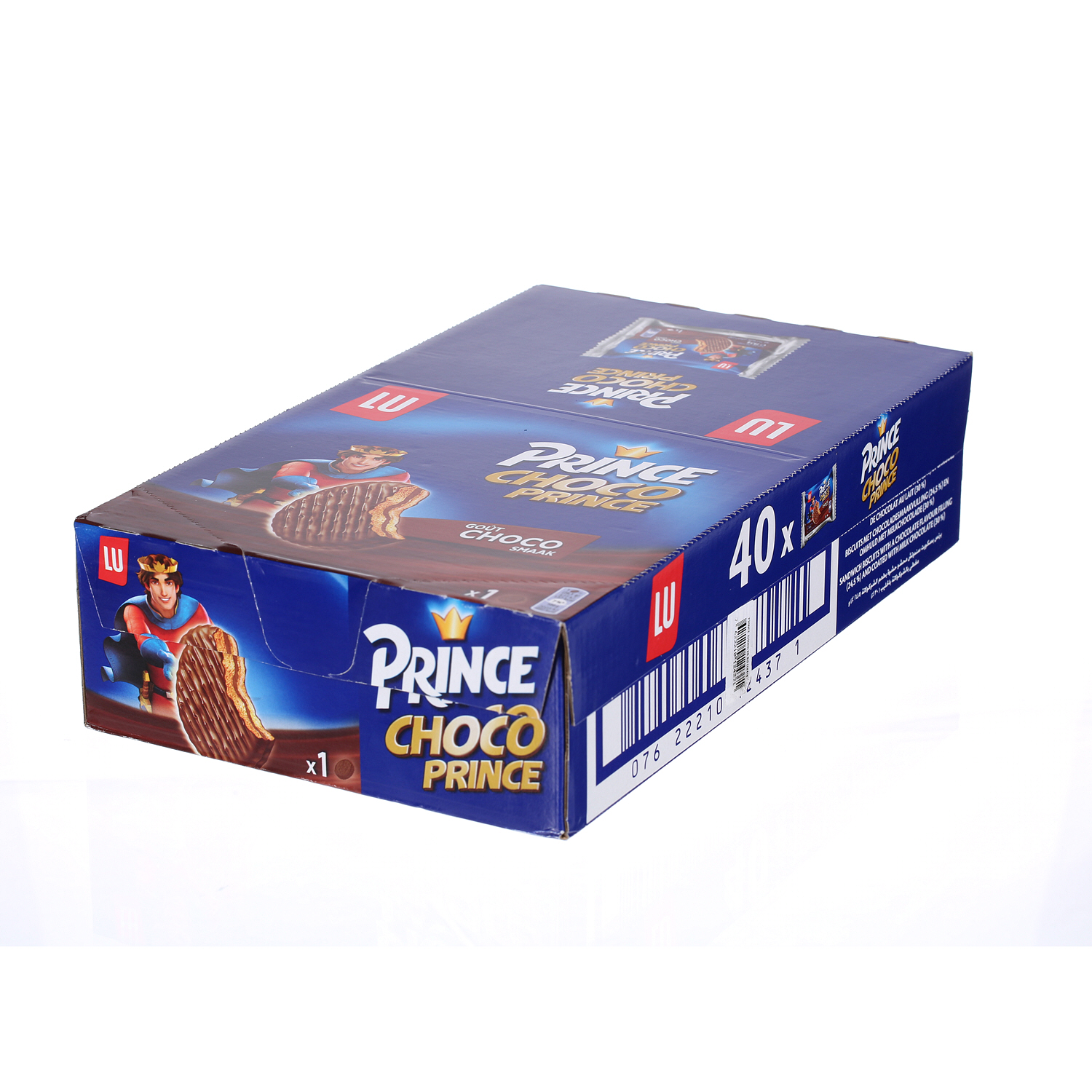 Lu Prince Choco Biscuits 28.5 g × 40 Pieces