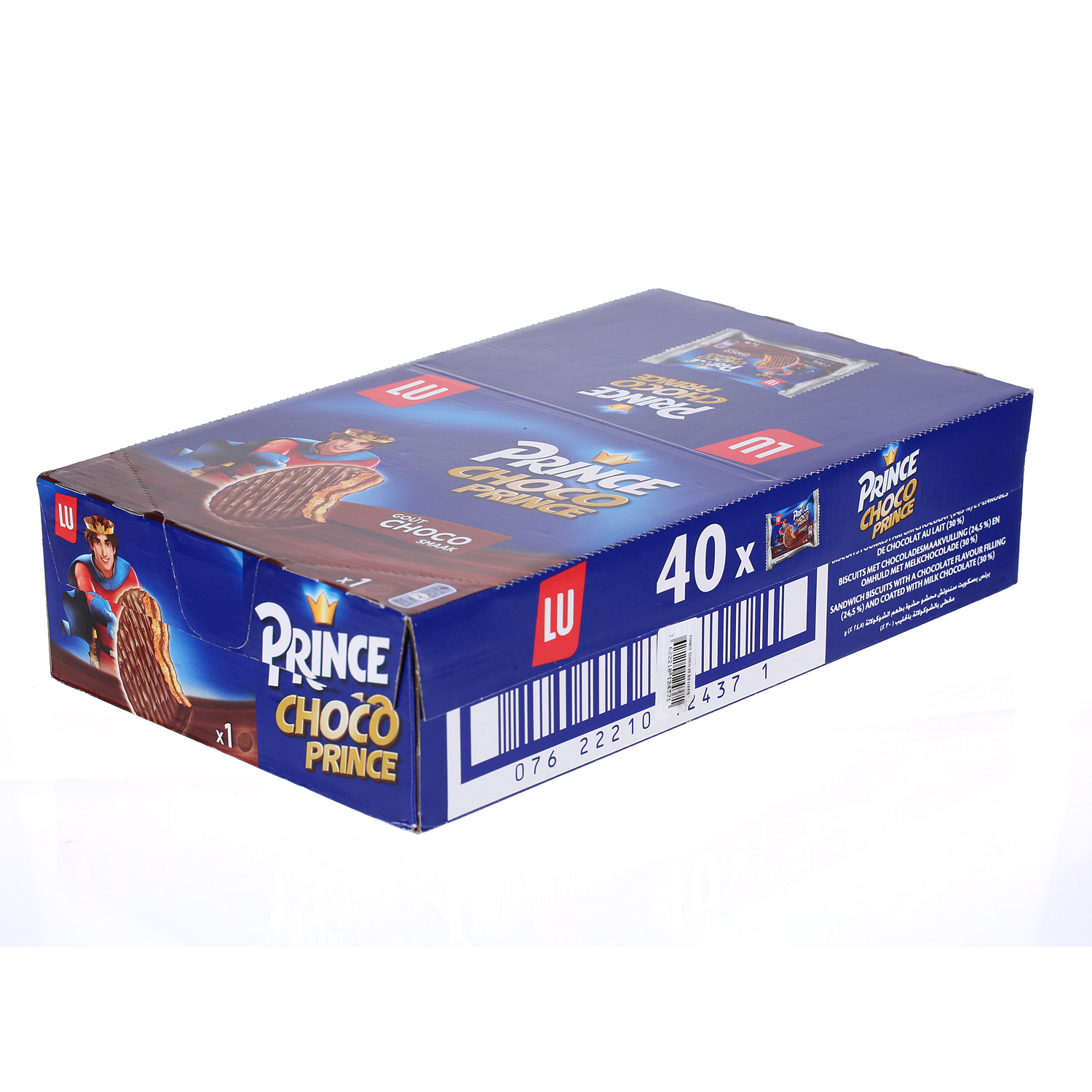 Lu Prince Choco Biscuits 28.5 g × 40 Pieces