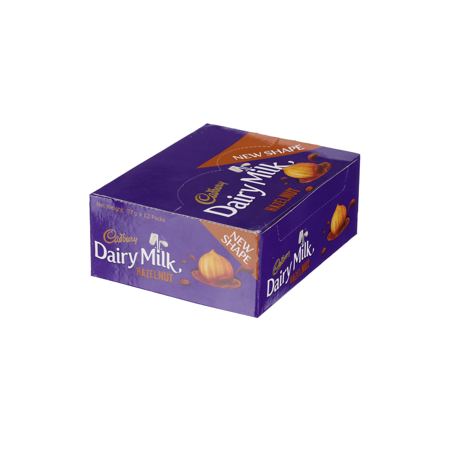 Cadbury Hazelnut Chocolate 37 g × 12 Pieces