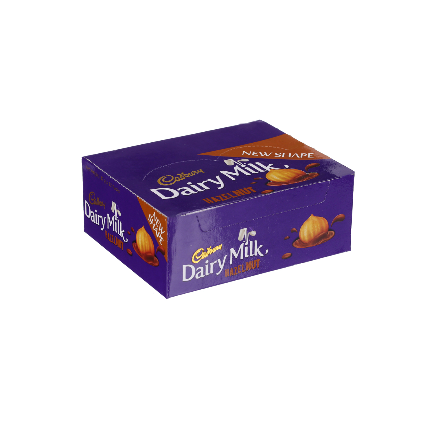 Cadbury Hazelnut Chocolate 37 g × 12 Pieces