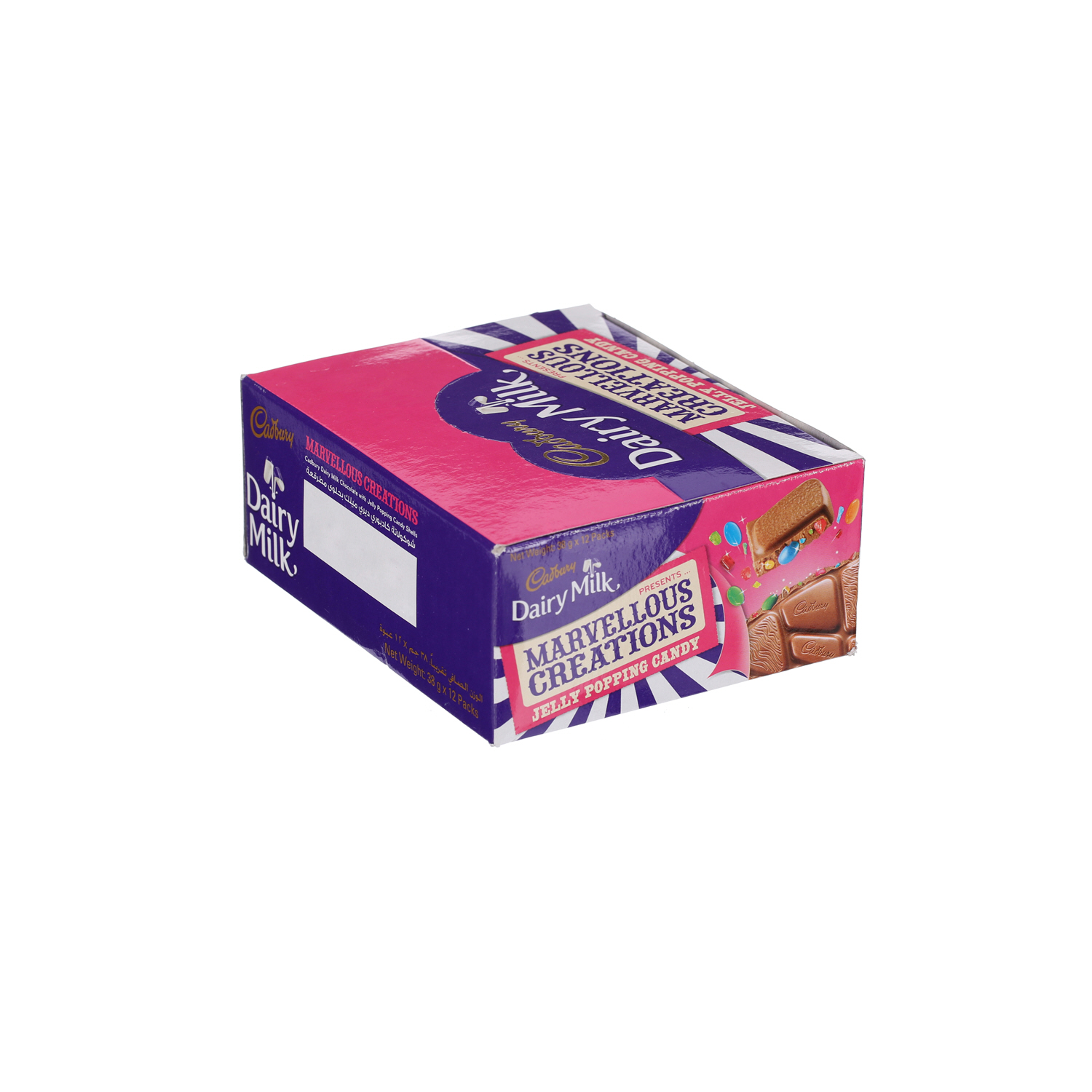 Cadbury Jelly Popping Candy 38gm X 12'S