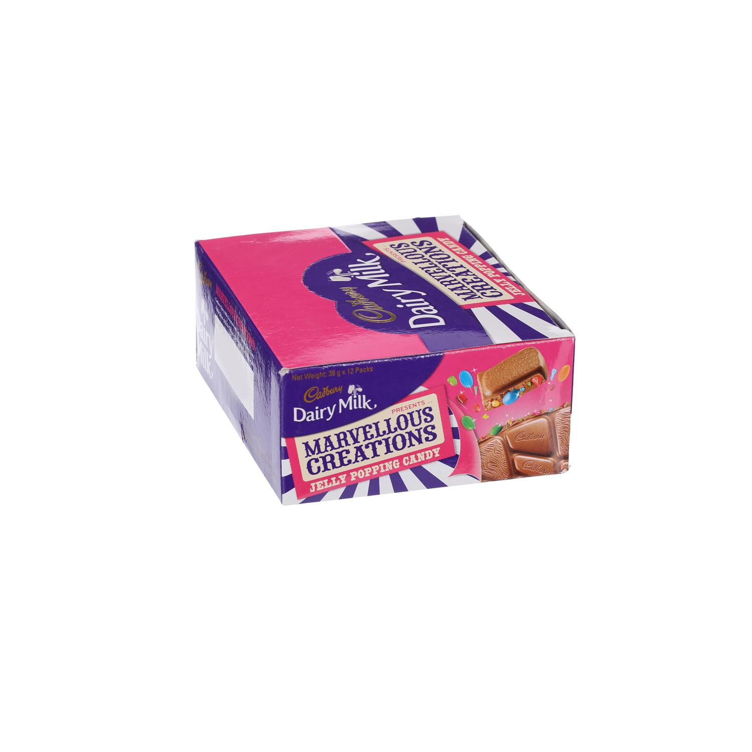 Cadbury Jelly Popping Candy 38gm X 12'S