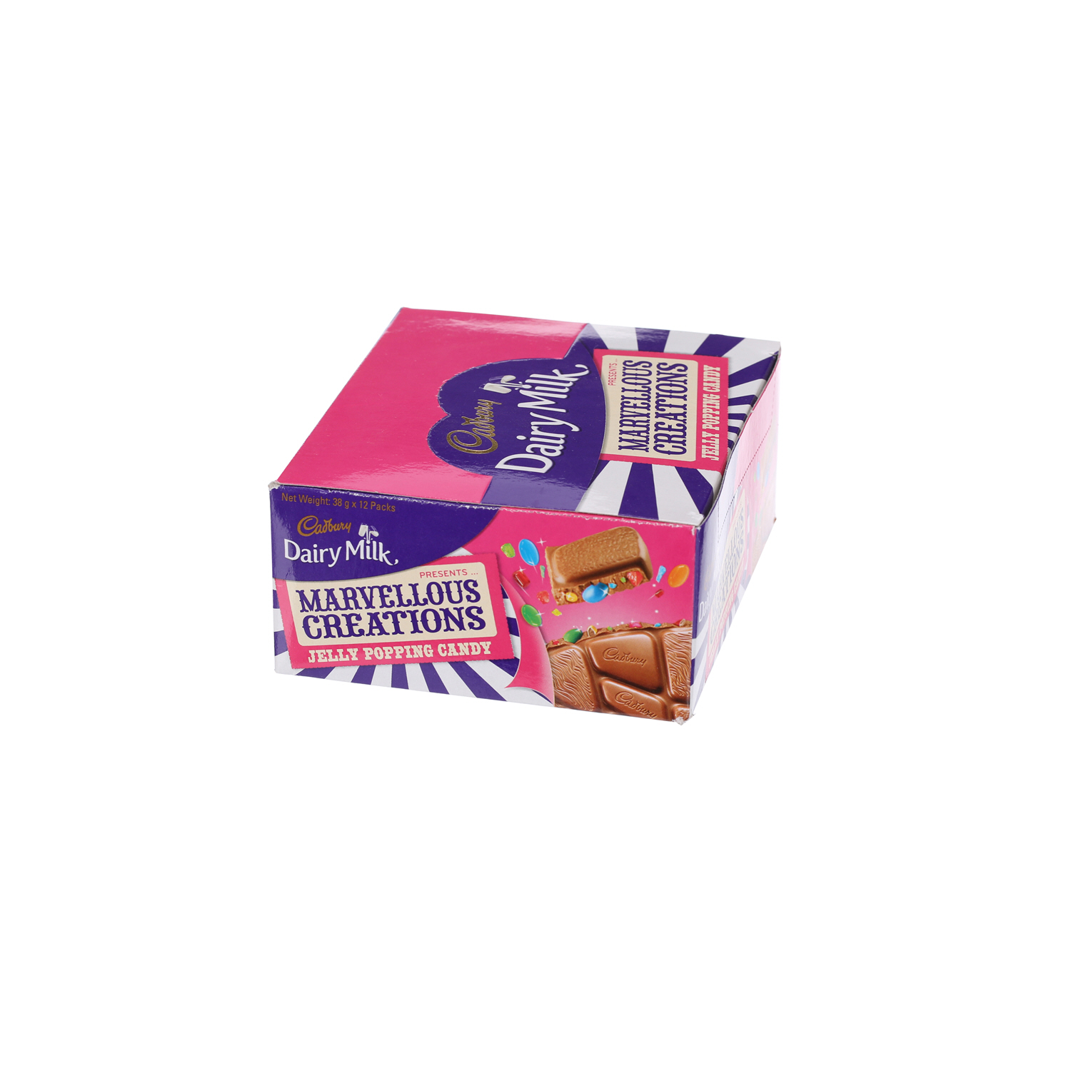 Cadbury Jelly Popping Candy 38gm X 12'S