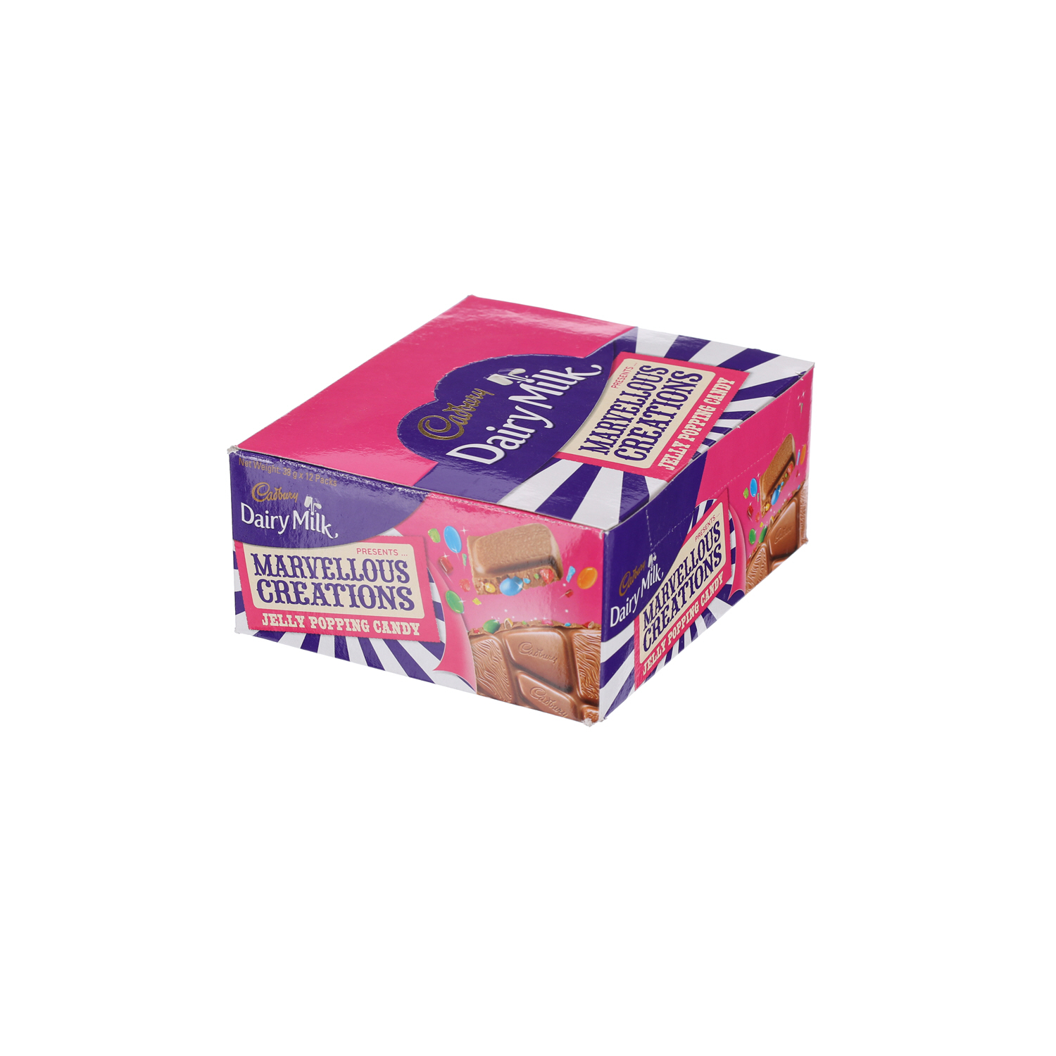 Cadbury Jelly Popping Candy 38gm X 12'S