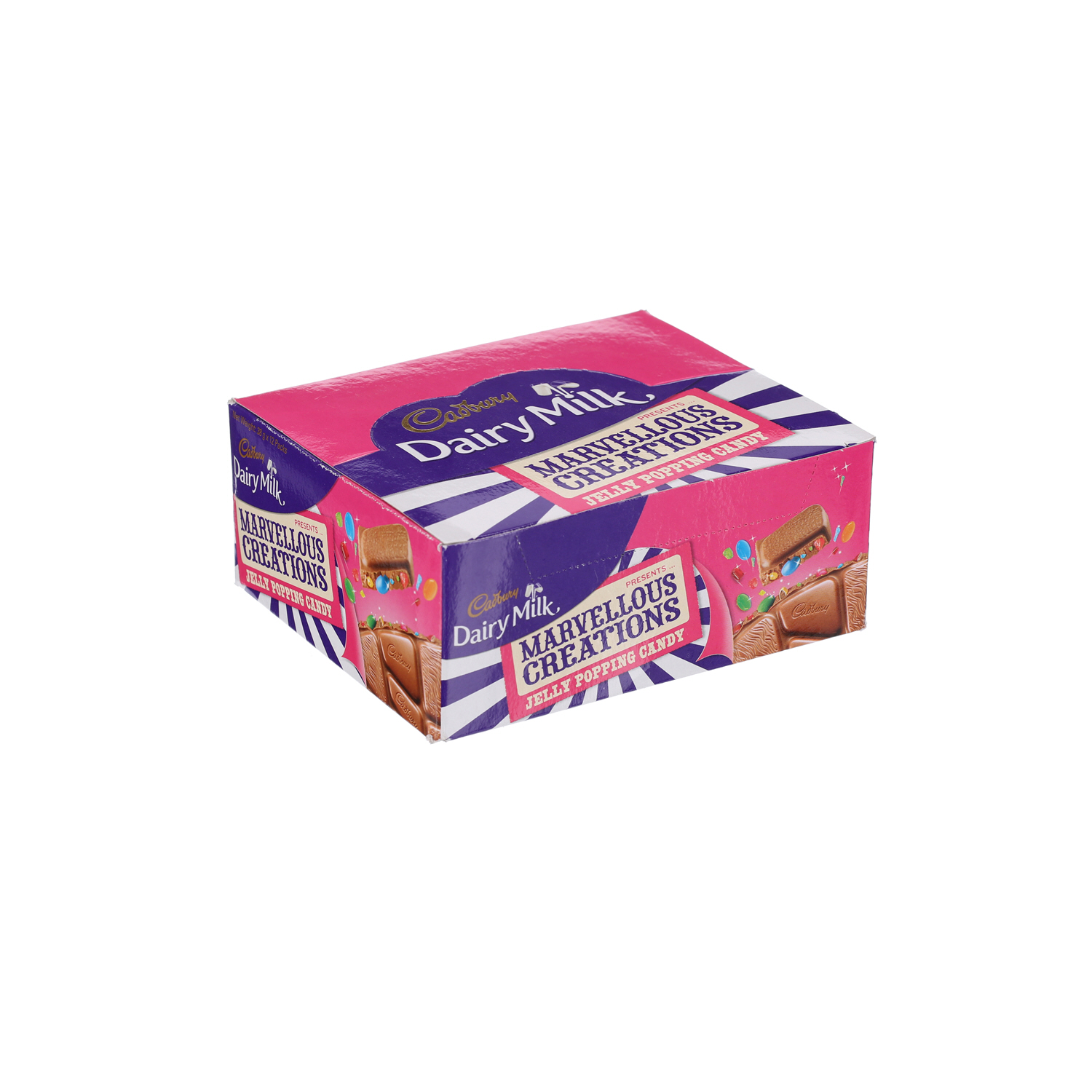 Cadbury Jelly Popping Candy 38gm X 12'S