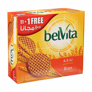 Belvita Bran Biscuit 62gm x 11+1 Free