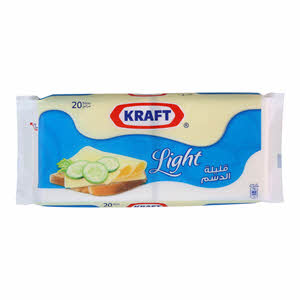 Kraft Single Cheese Slices Light 400g Kraft Single Cheese Slices Light 400g