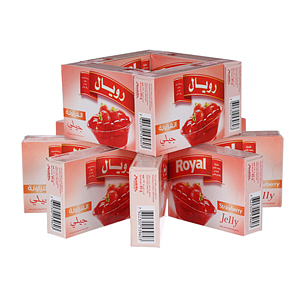 Royal Strawberry Jelly Powder 85gm × 12'S