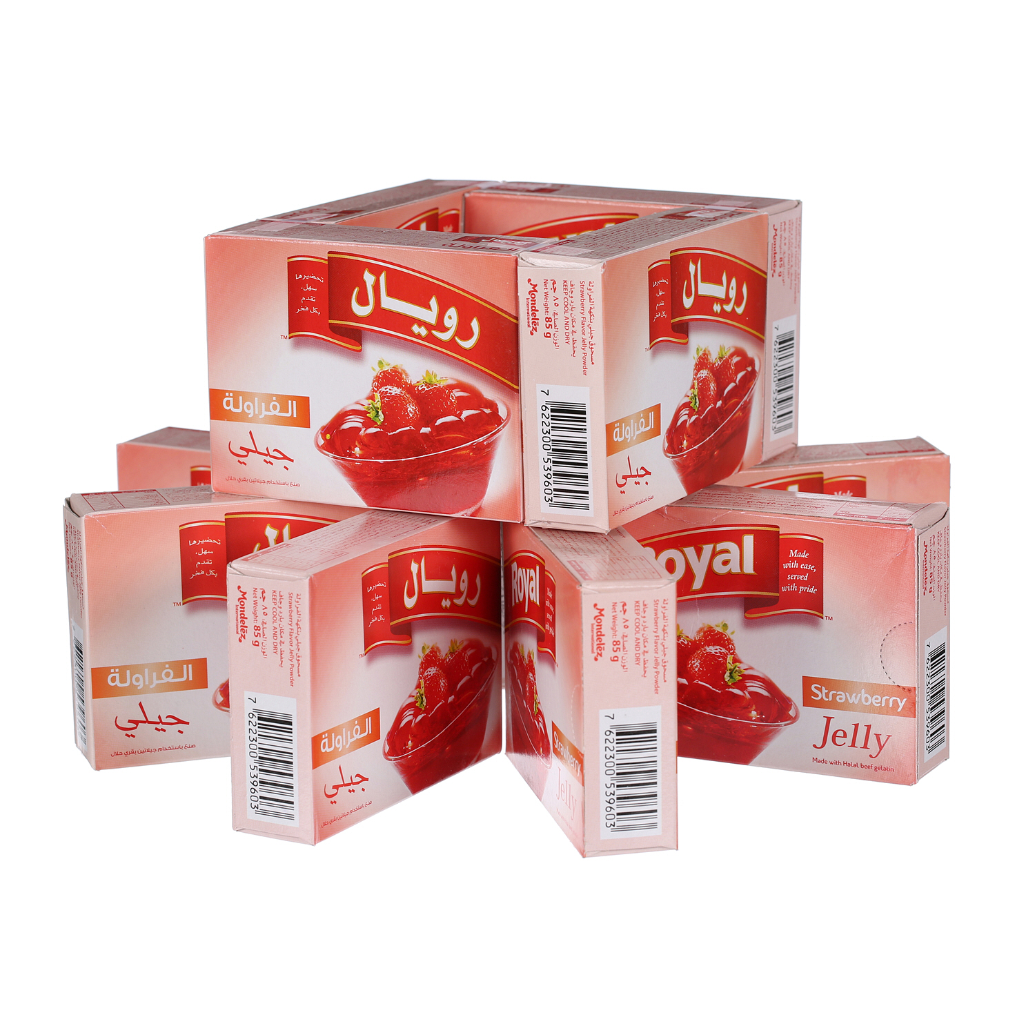 Royal Strawberry Jelly Powder 85gm × 12'S