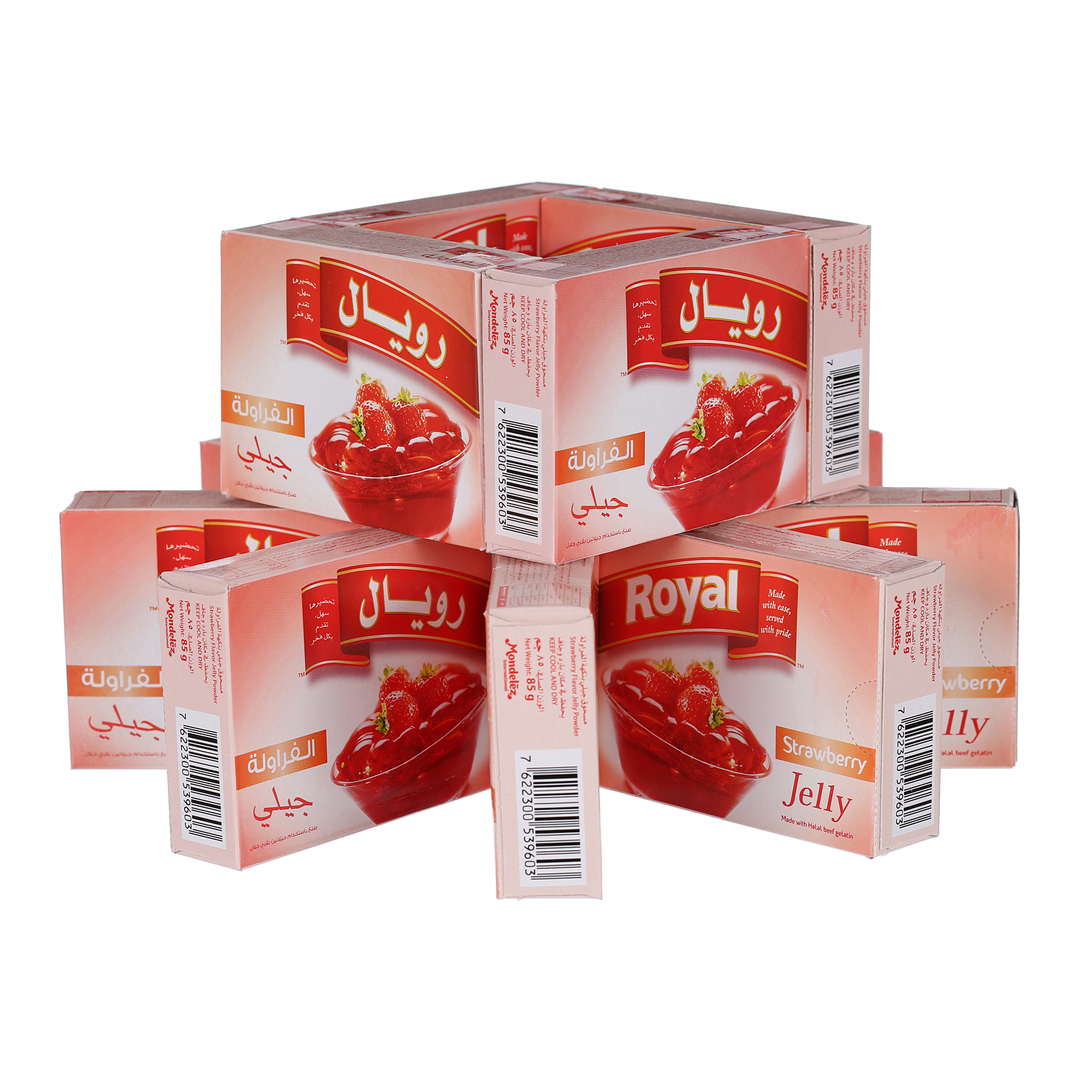 Royal Strawberry Jelly Powder 85gm × 12'S