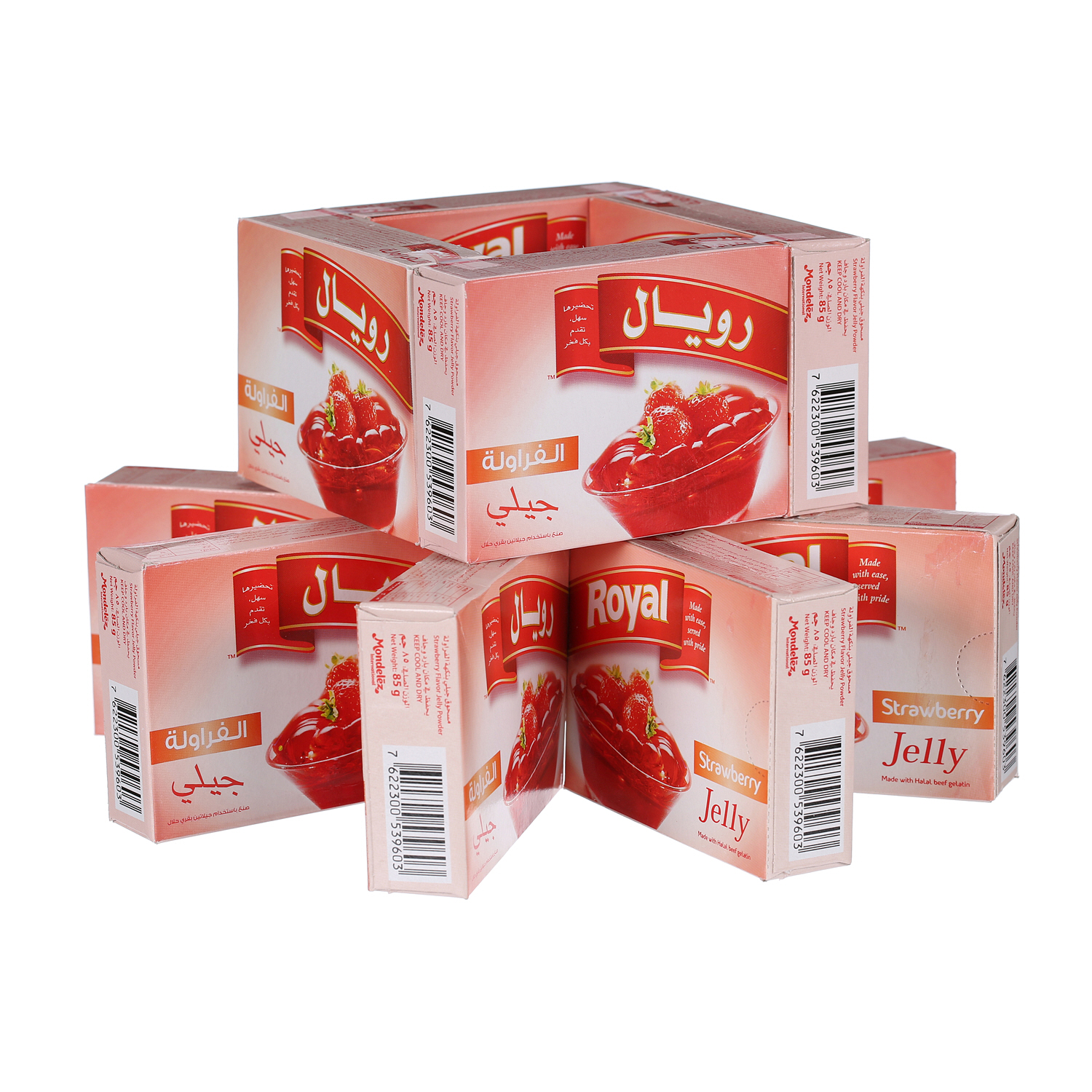 Royal Strawberry Jelly Powder 85gm × 12'S