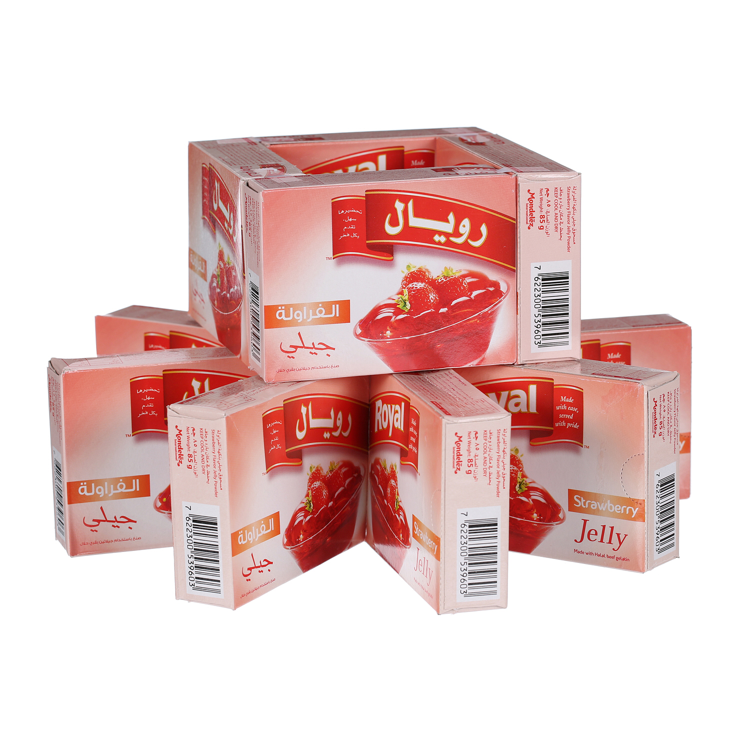 Royal Strawberry Jelly Powder 85gm × 12'S