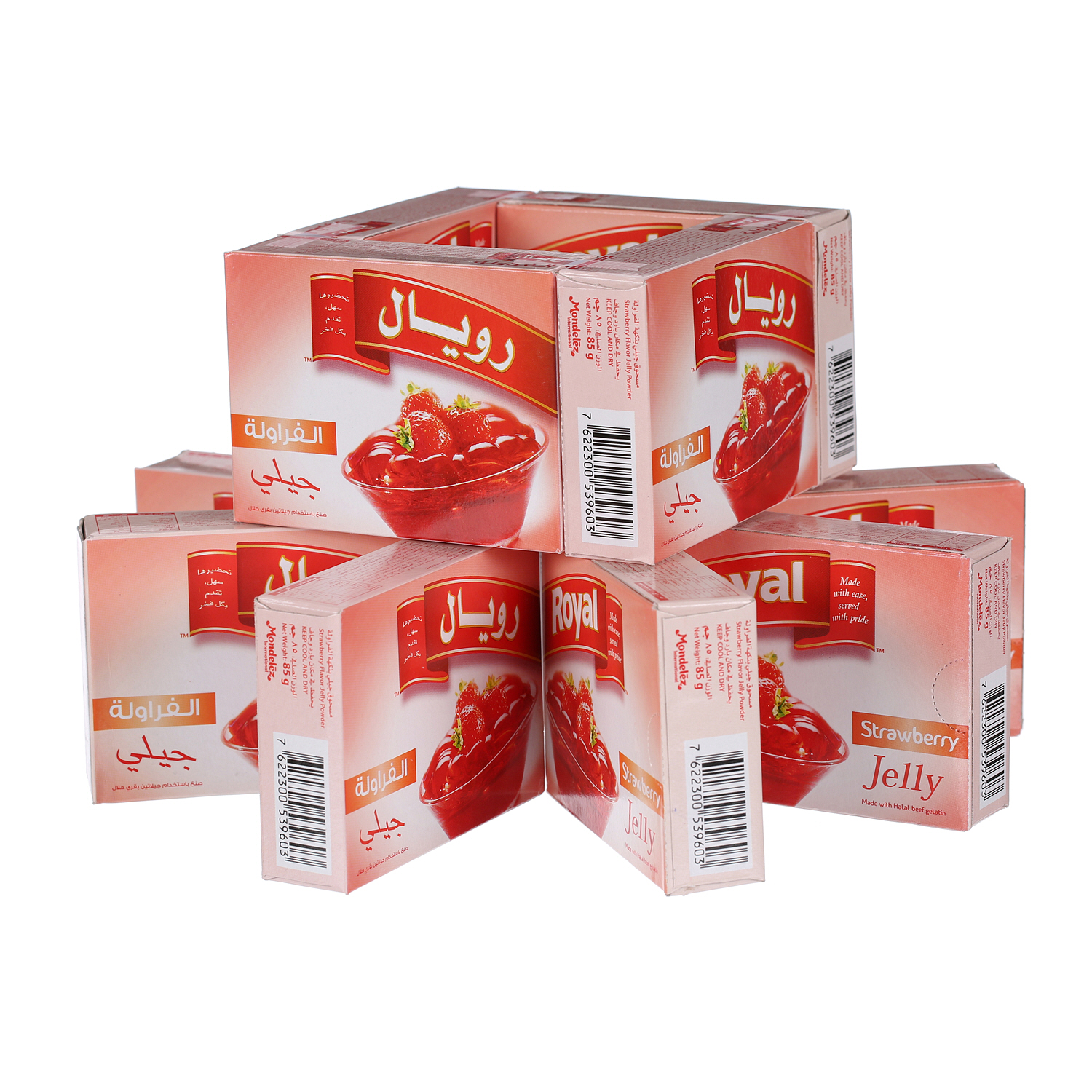 Royal Strawberry Jelly Powder 85gm × 12'S