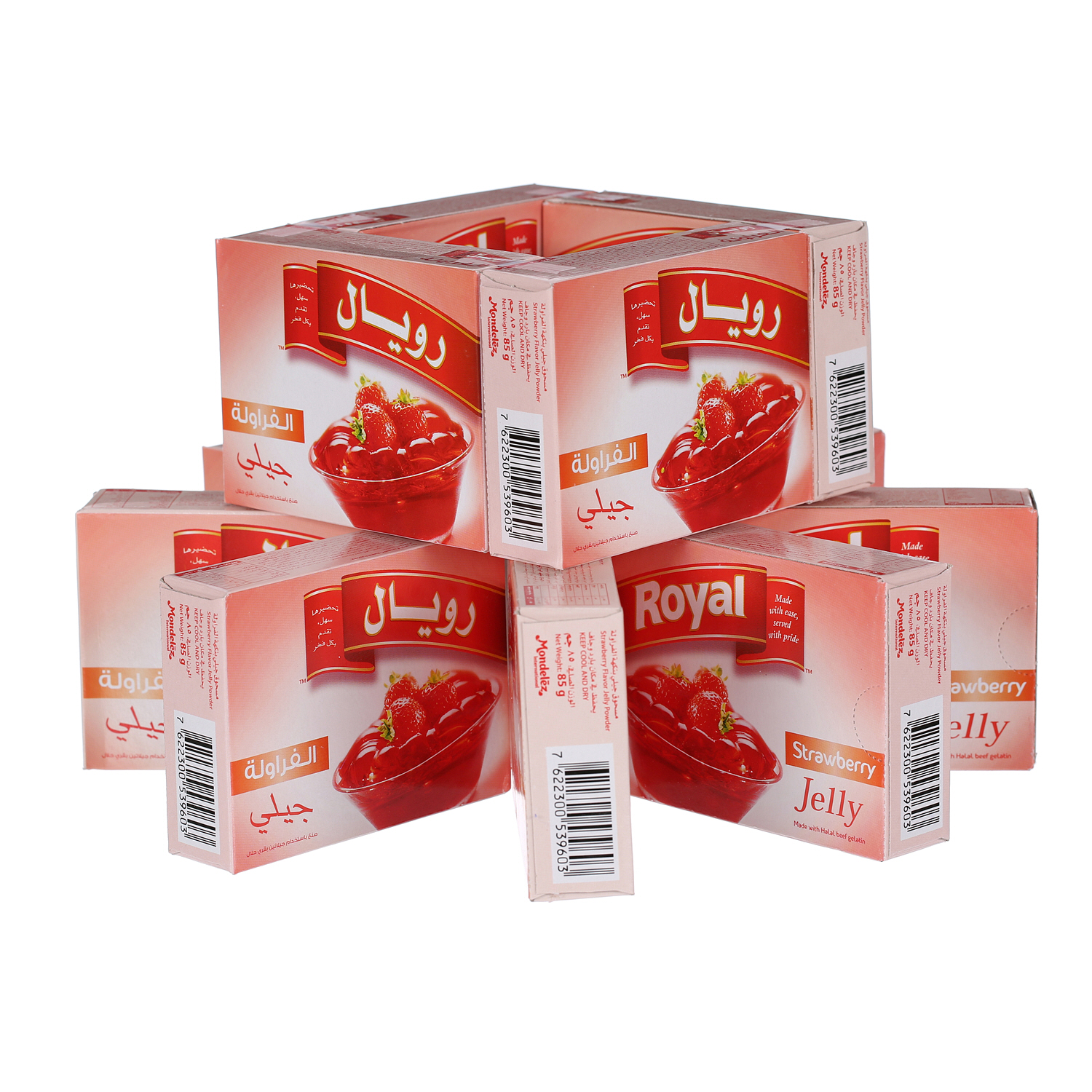 Royal Strawberry Jelly Powder 85gm × 12'S