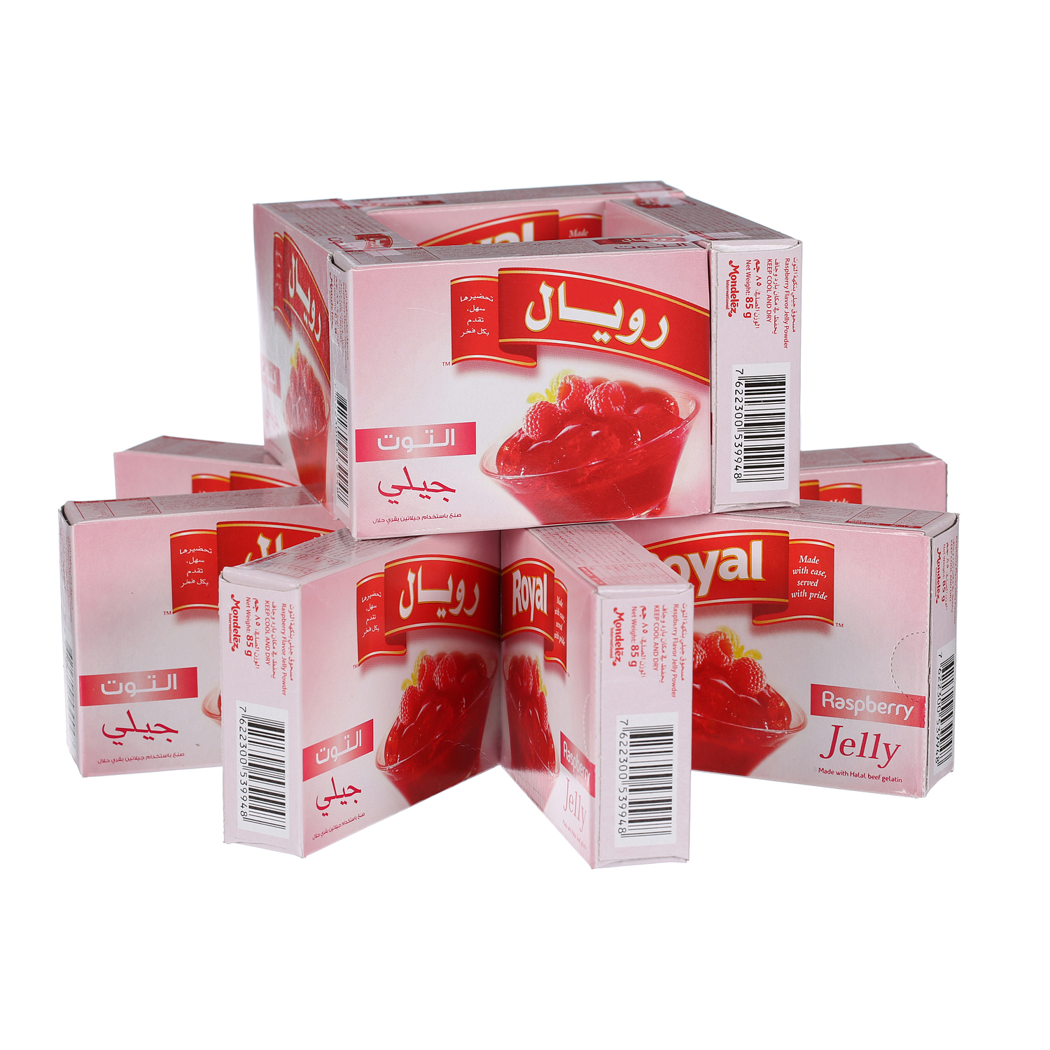 Royal Raspberry Jelly Powder 85gm × 12'S