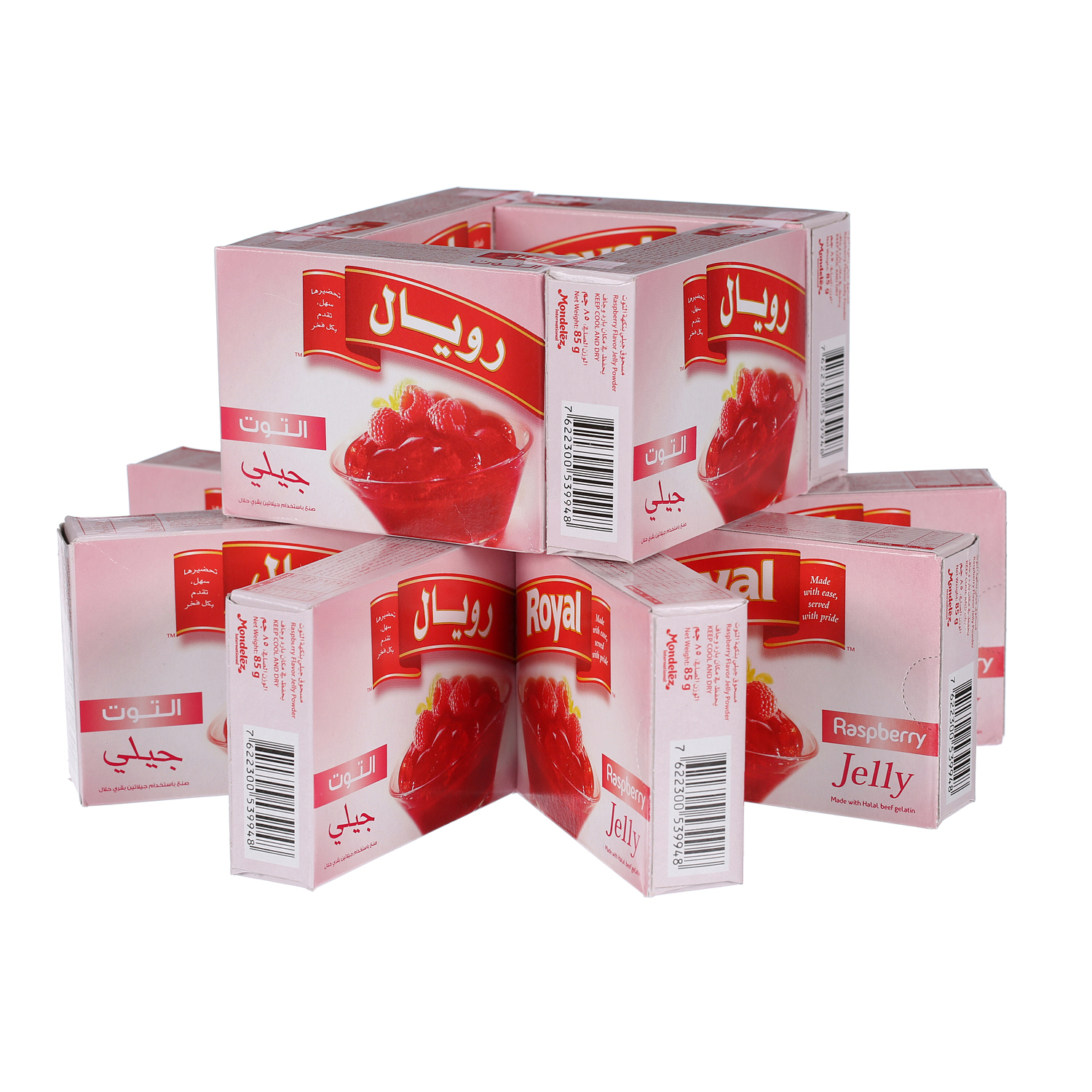 Royal Raspberry Jelly Powder 85gm × 12'S
