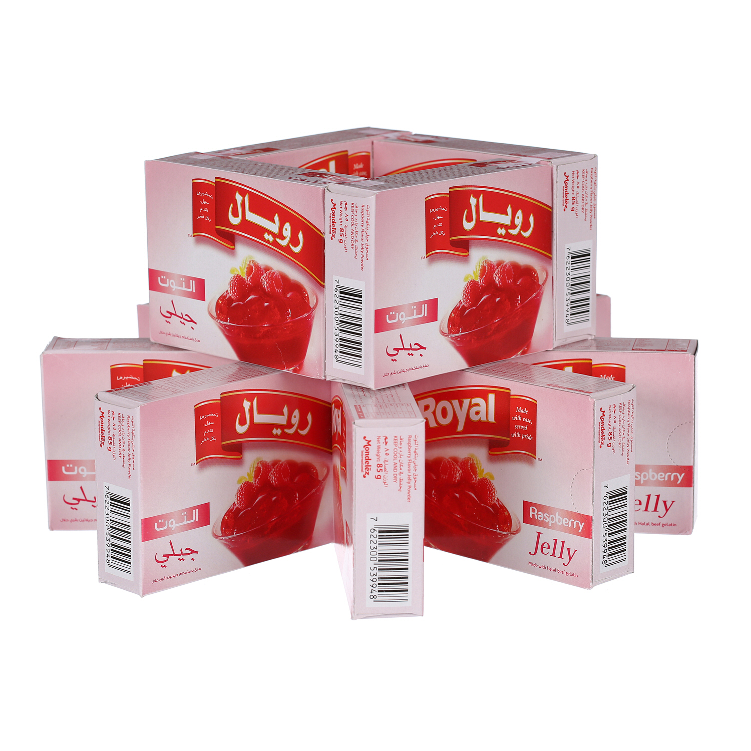 Royal Raspberry Jelly Powder 85gm × 12'S