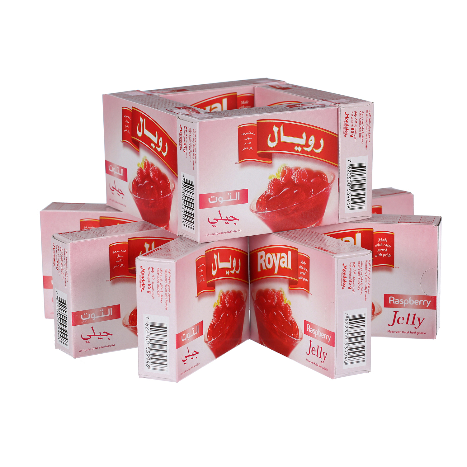 Royal Raspberry Jelly Powder 85gm × 12'S