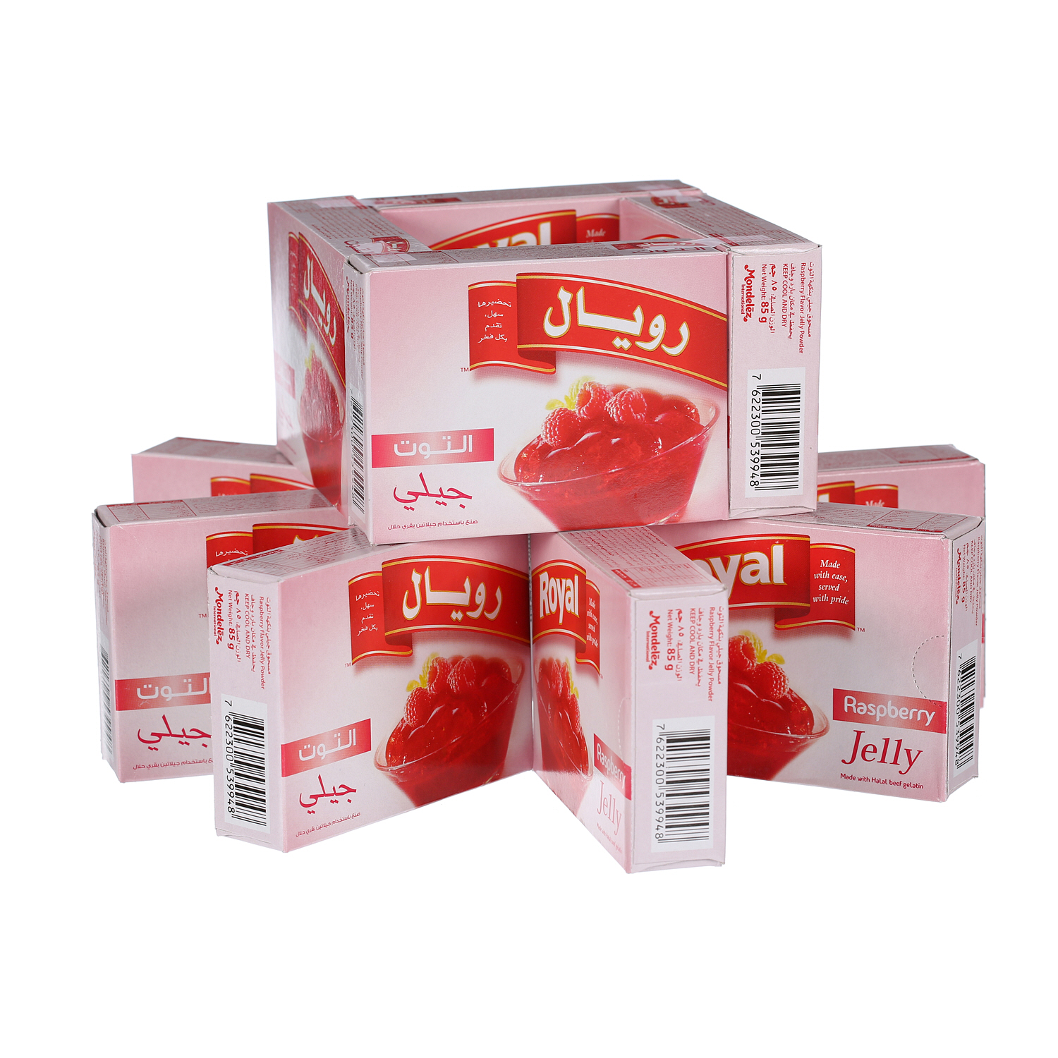 Royal Raspberry Jelly Powder 85gm × 12'S