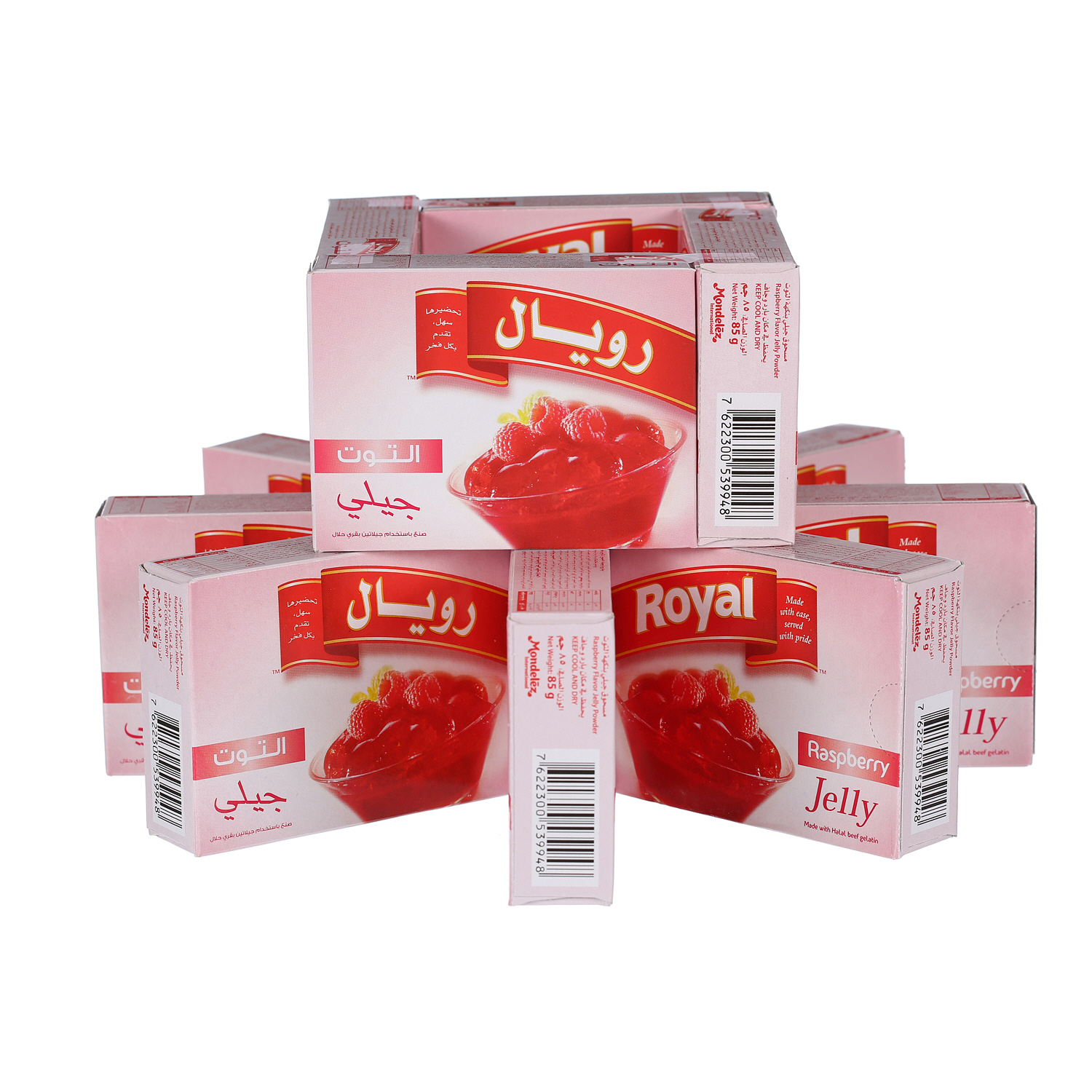 Royal Raspberry Jelly Powder 85gm × 12'S