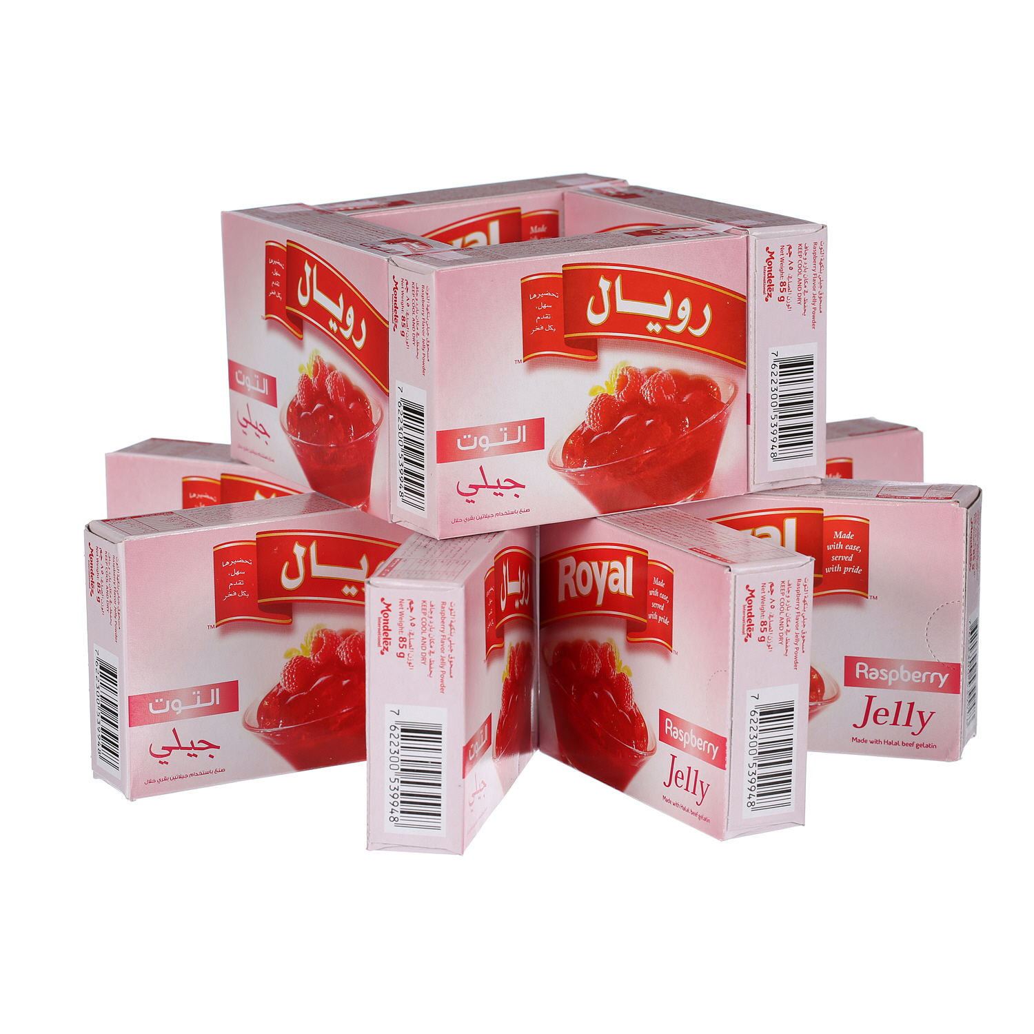 Royal Raspberry Jelly Powder 85gm × 12'S