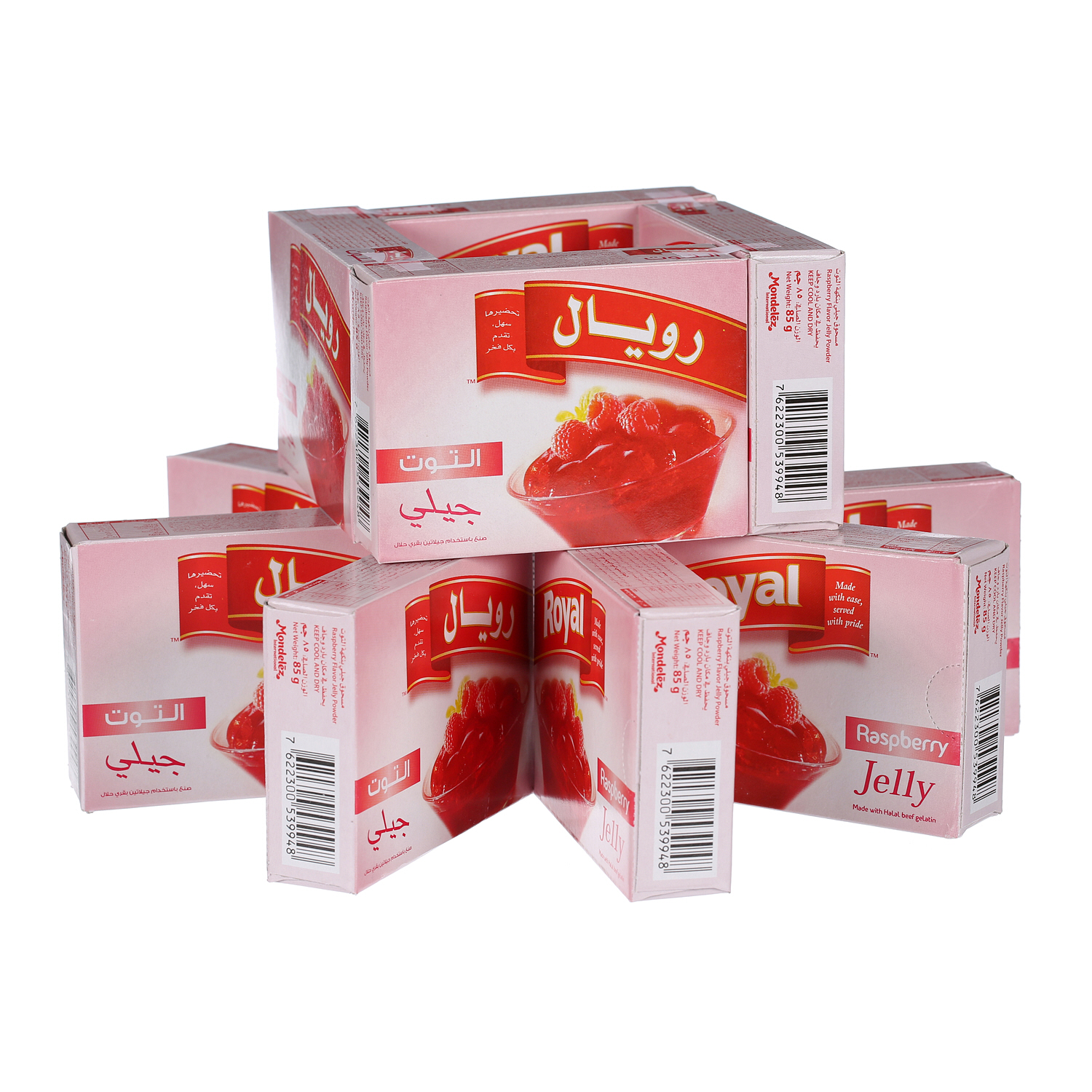 Royal Raspberry Jelly Powder 85gm × 12'S