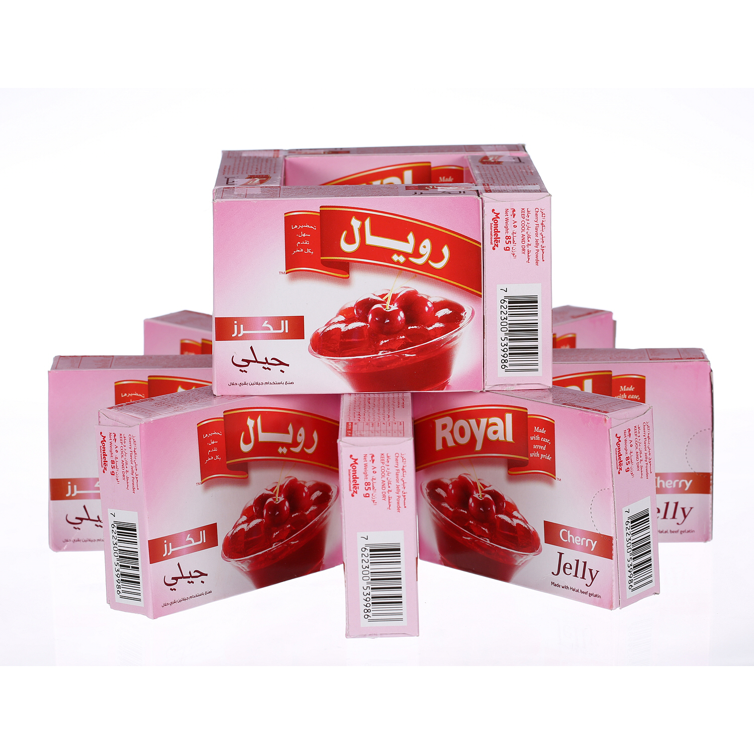 Royal Cherry Jelly Powder 85 g × 12 Pieces