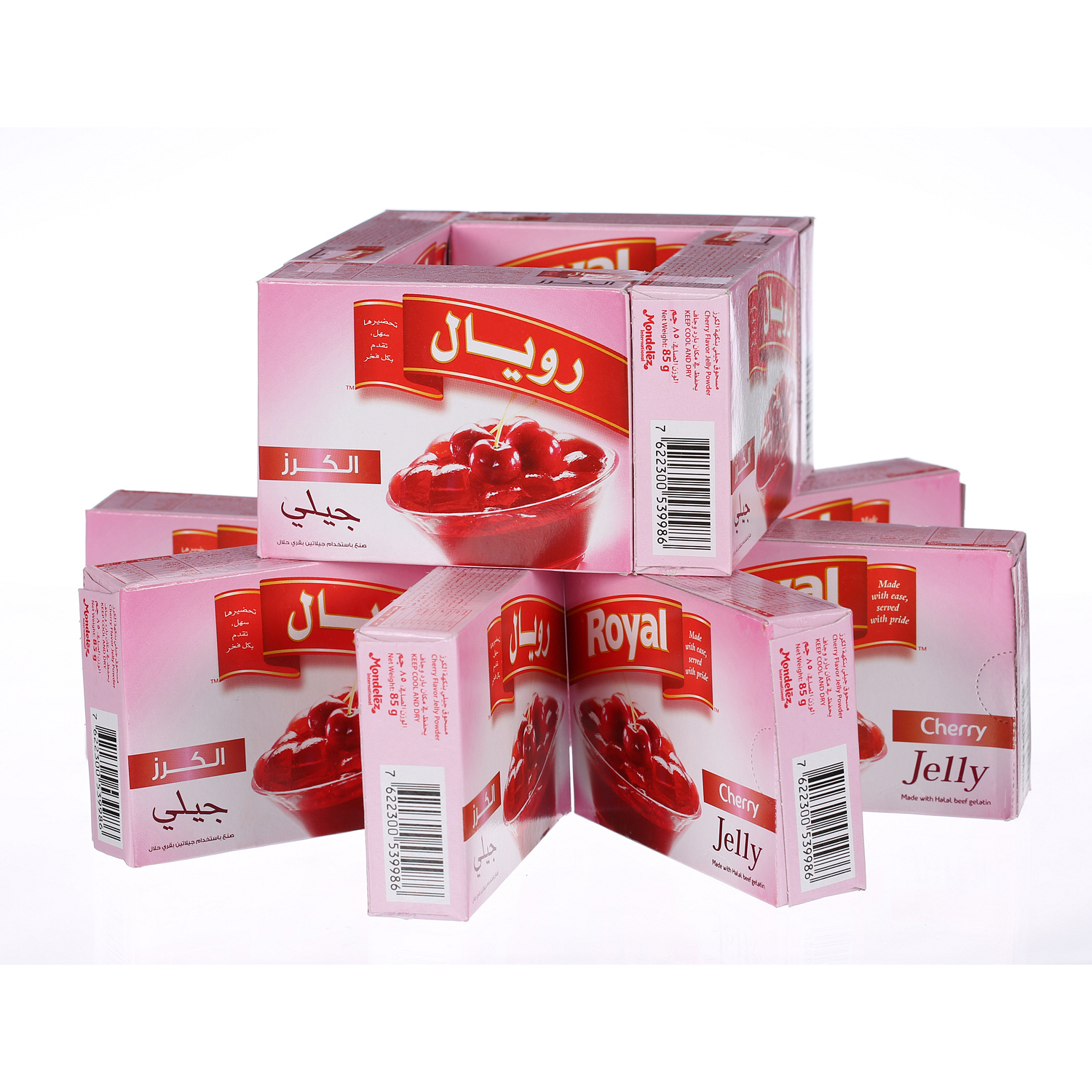 Royal Cherry Jelly Powder 85 g × 12 Pieces