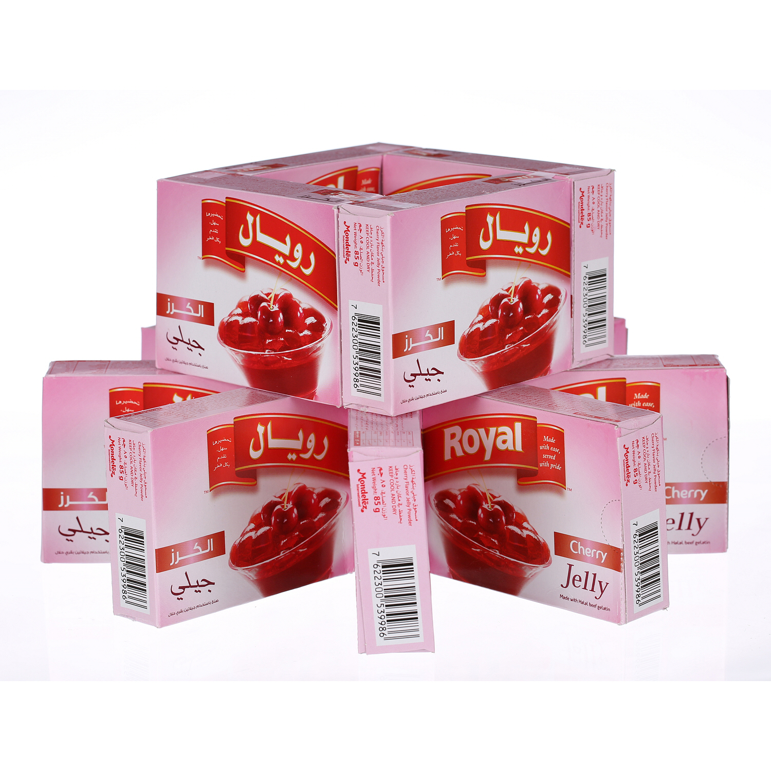 Royal Cherry Jelly Powder 85 g × 12 Pieces