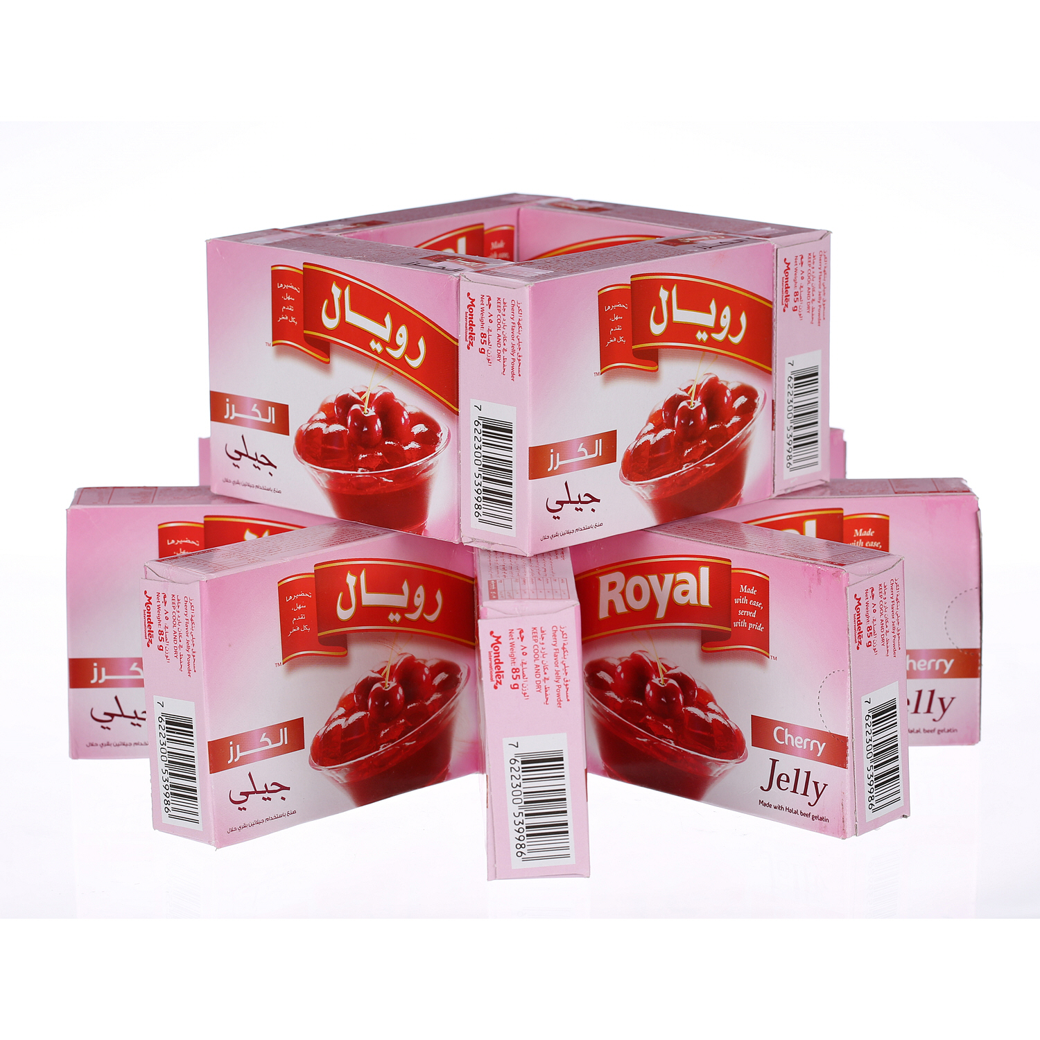 Royal Cherry Jelly Powder 85 g × 12 Pieces