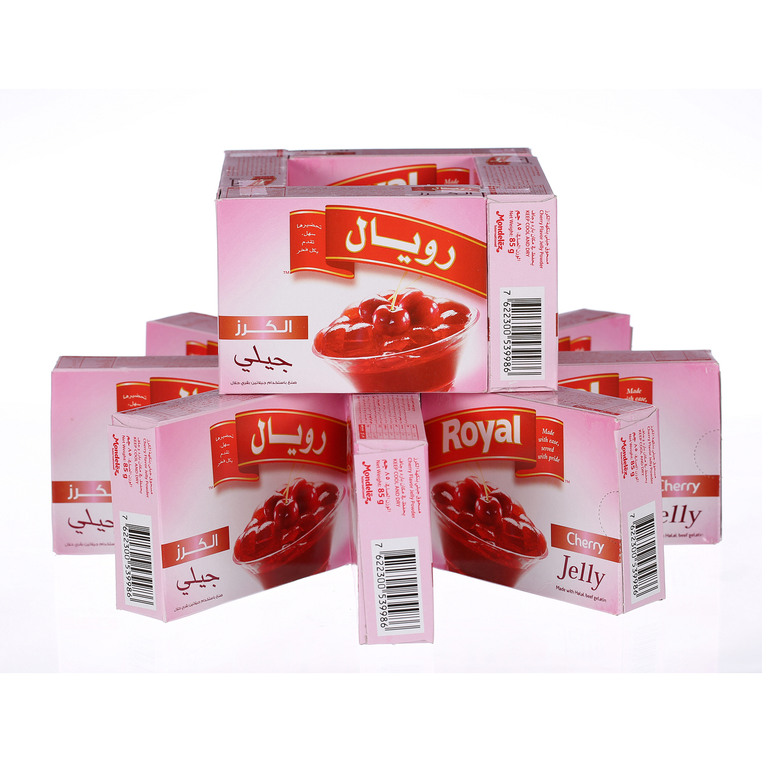 Royal Cherry Jelly Powder 85 g × 12 Pieces