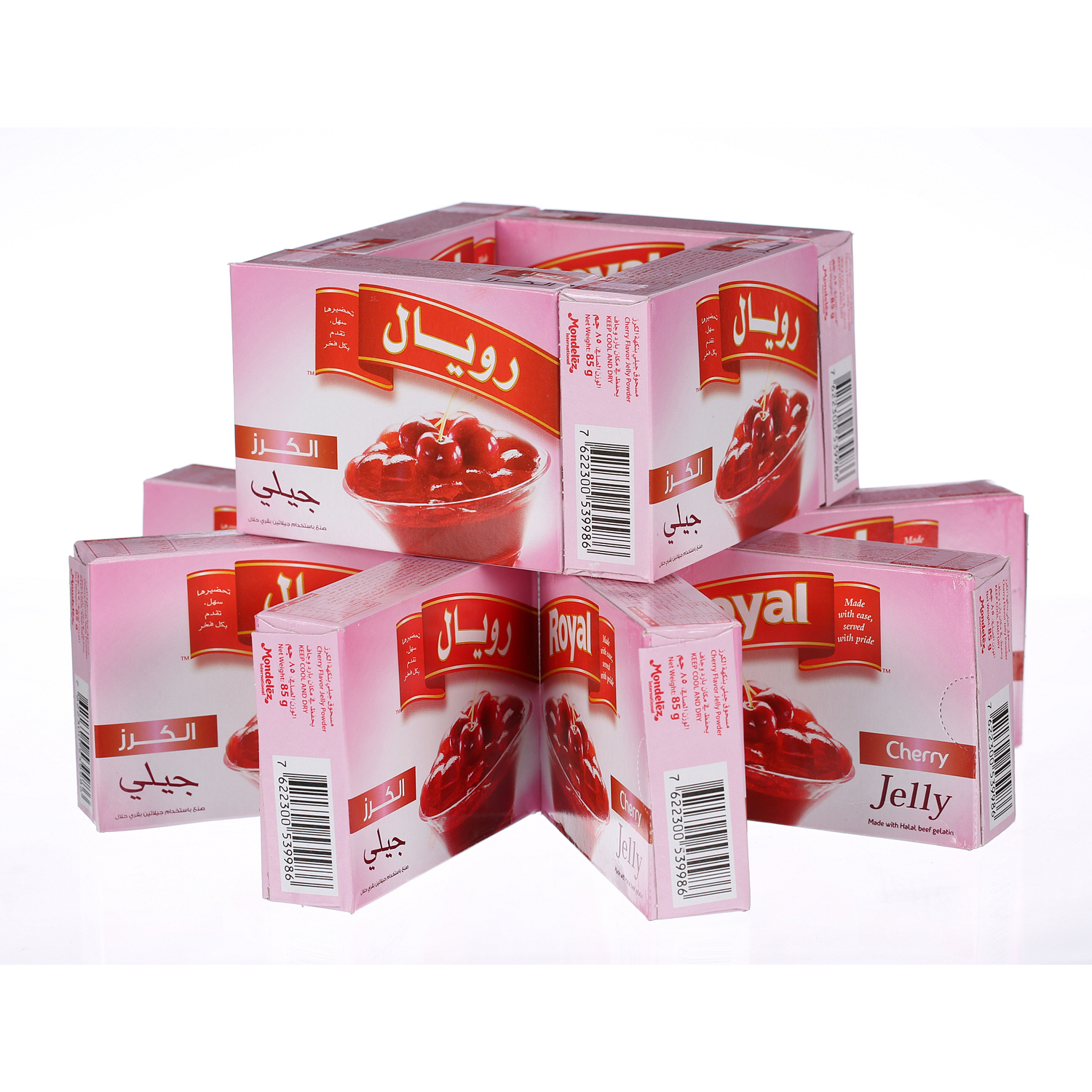 Royal Cherry Jelly Powder 85 g × 12 Pieces