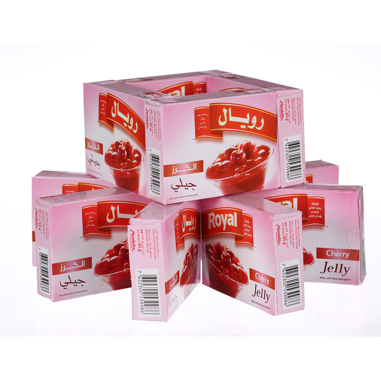 Royal Cherry Jelly Powder 85 g × 12 Pieces