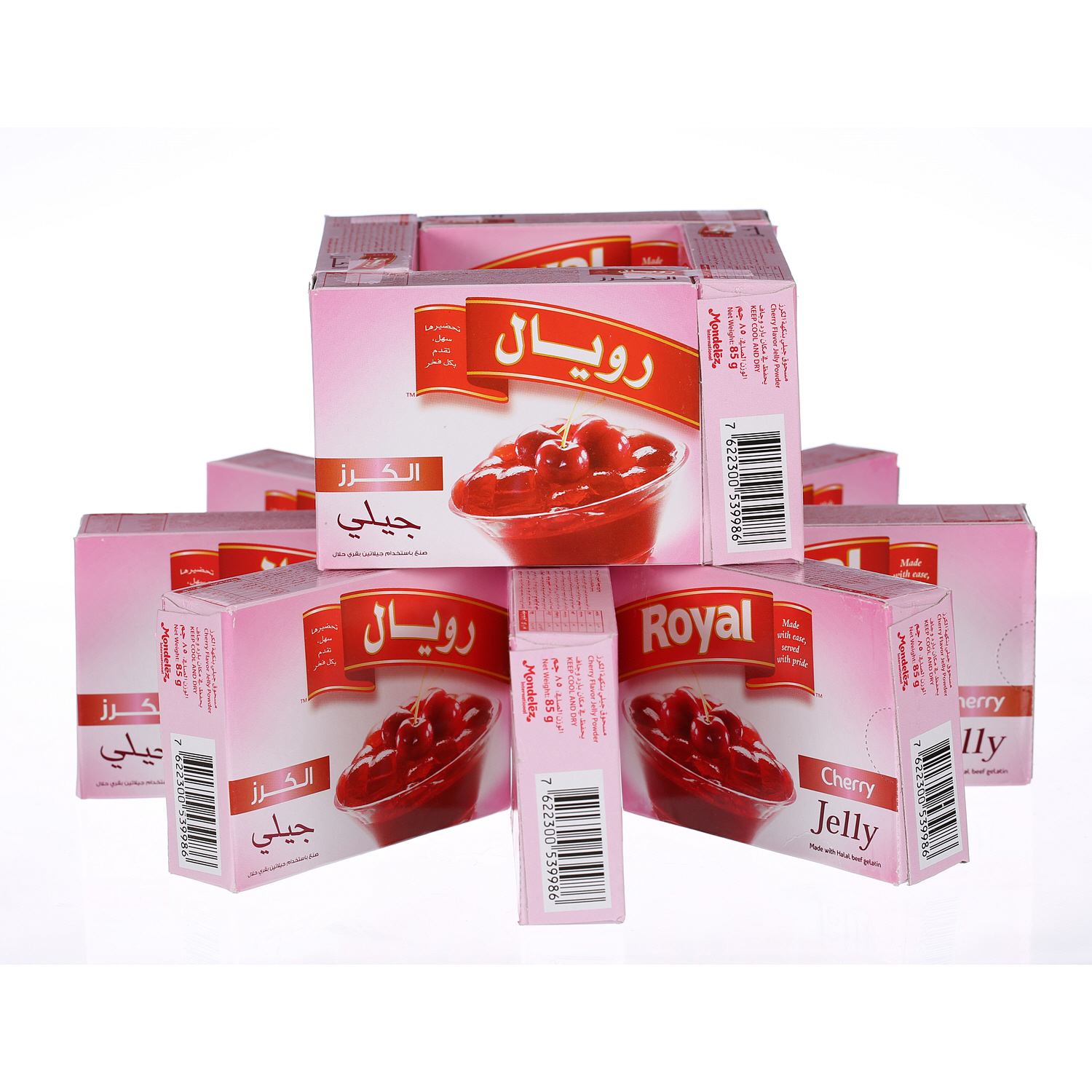 Royal Cherry Jelly Powder 85 g × 12 Pieces