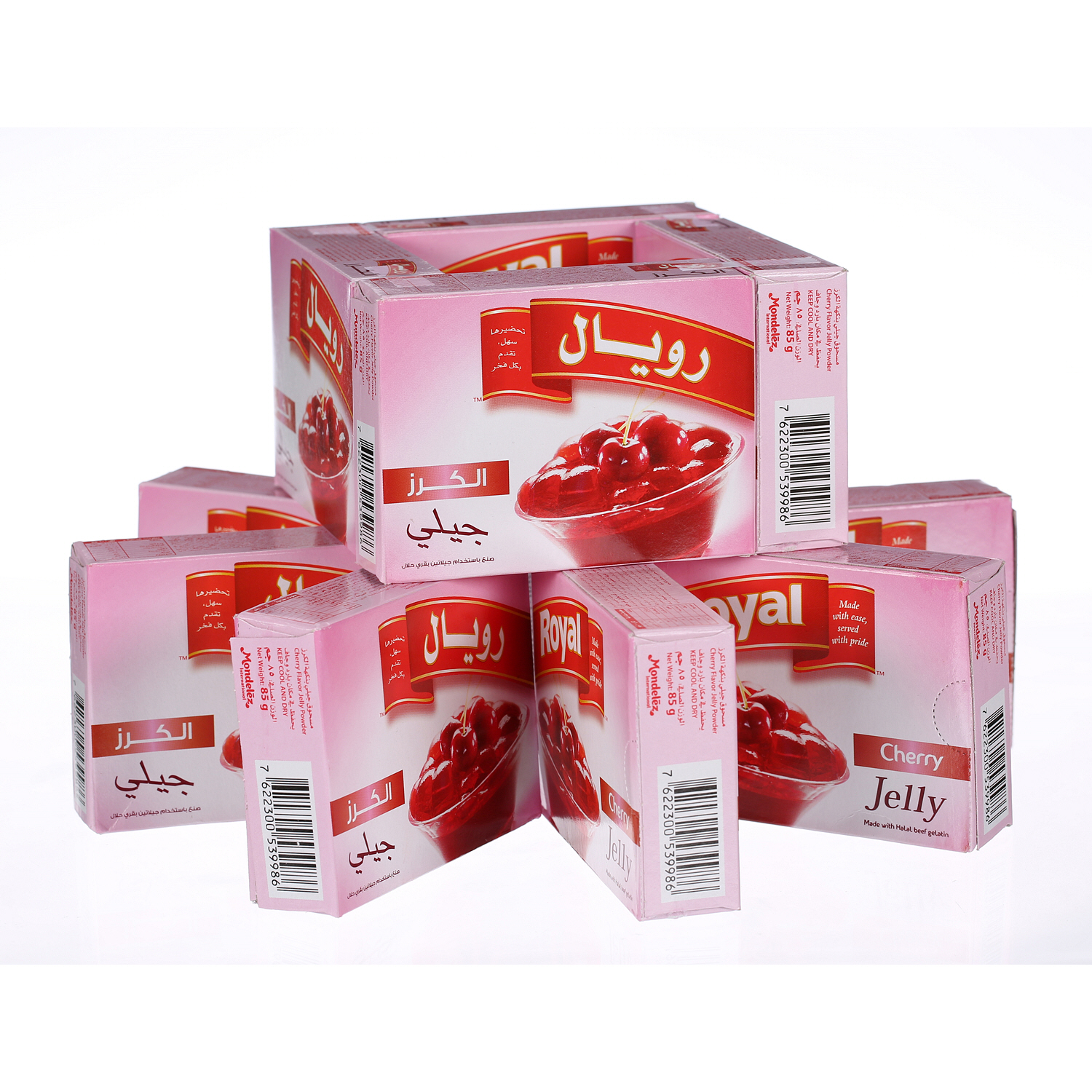 Royal Cherry Jelly Powder 85 g × 12 Pieces