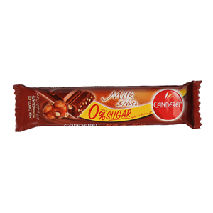 Canderel Milk and Nutty Chocolate 27 g